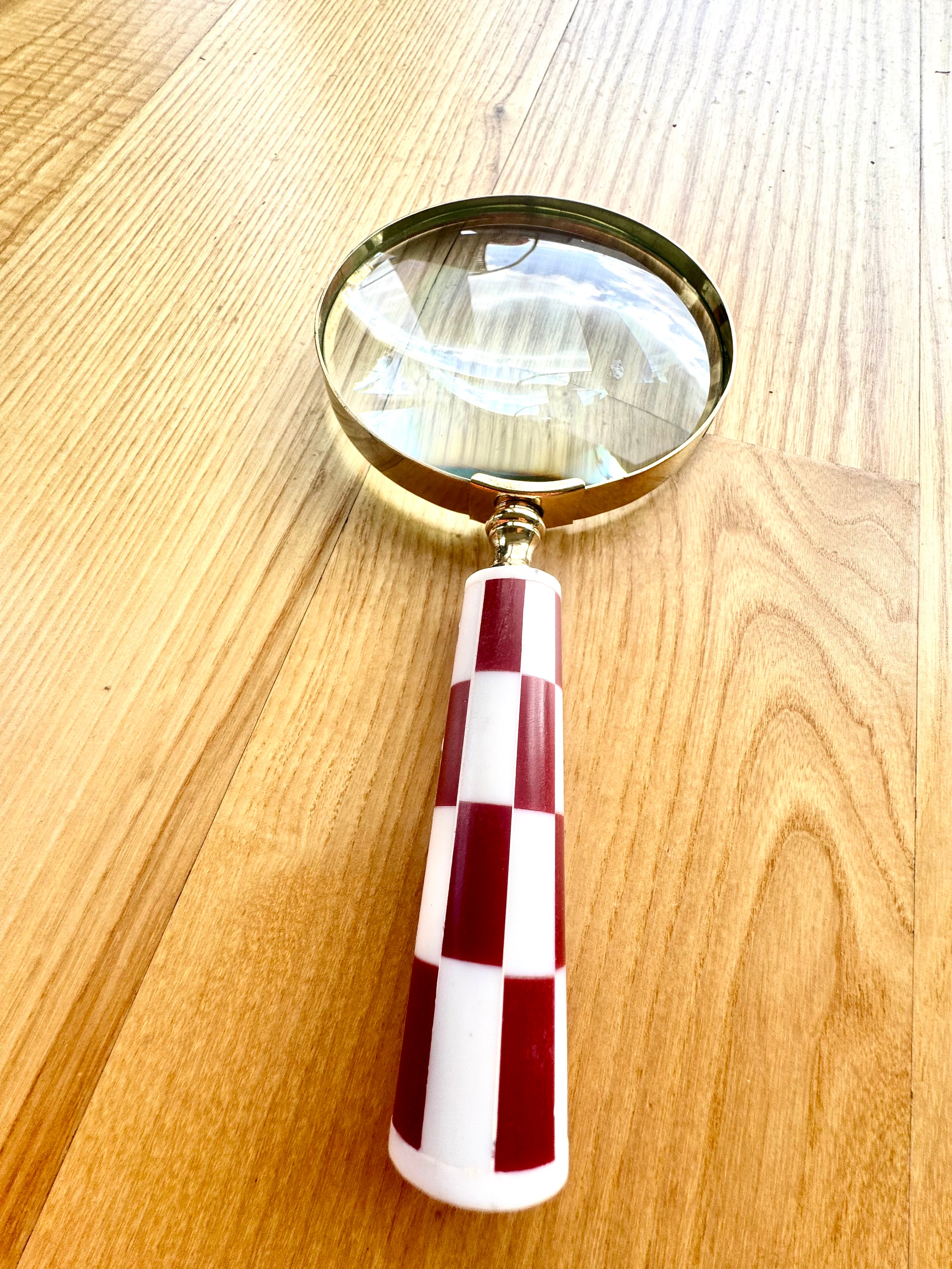 Große Retro-Lupe, Möglichkeit zur Personalisierung als Geschenk mit Gravur - Auswahlmöglichkeiten verfügbar