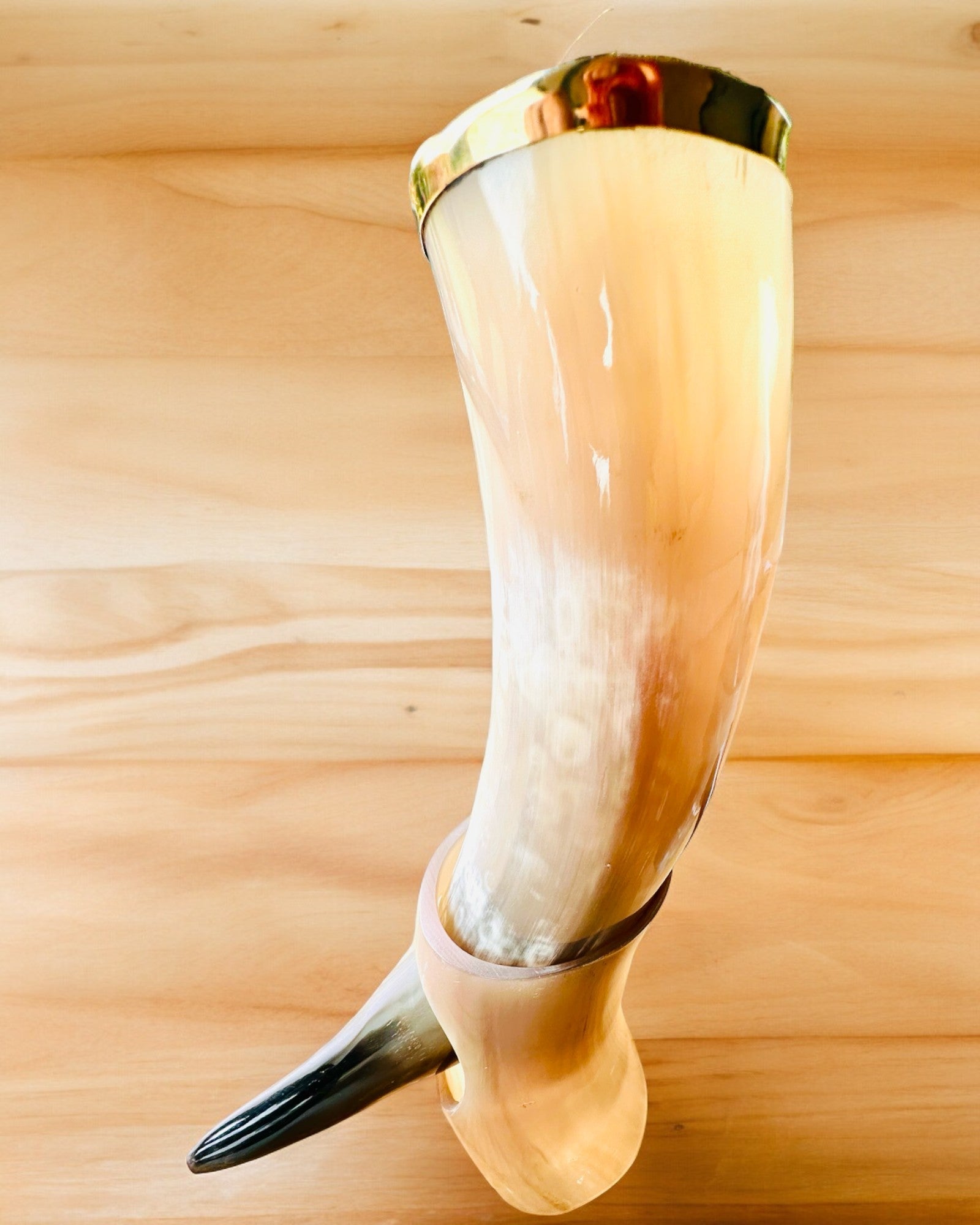 Hornbecher "Viking Valor" - Handgraviert, Premium Qualität - 4 Varianten zur Auswahl