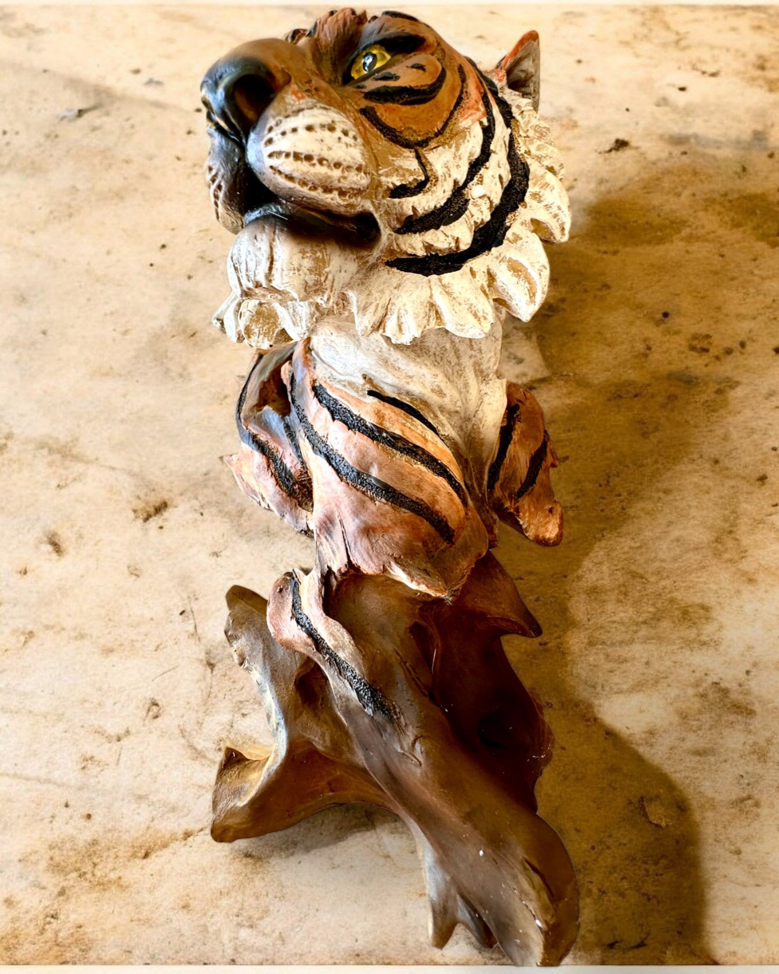 Statuette "Tiger König des Dschungels" mit Gravuroption, Figur 29 cm hoch, Dekoration als Geschenk
