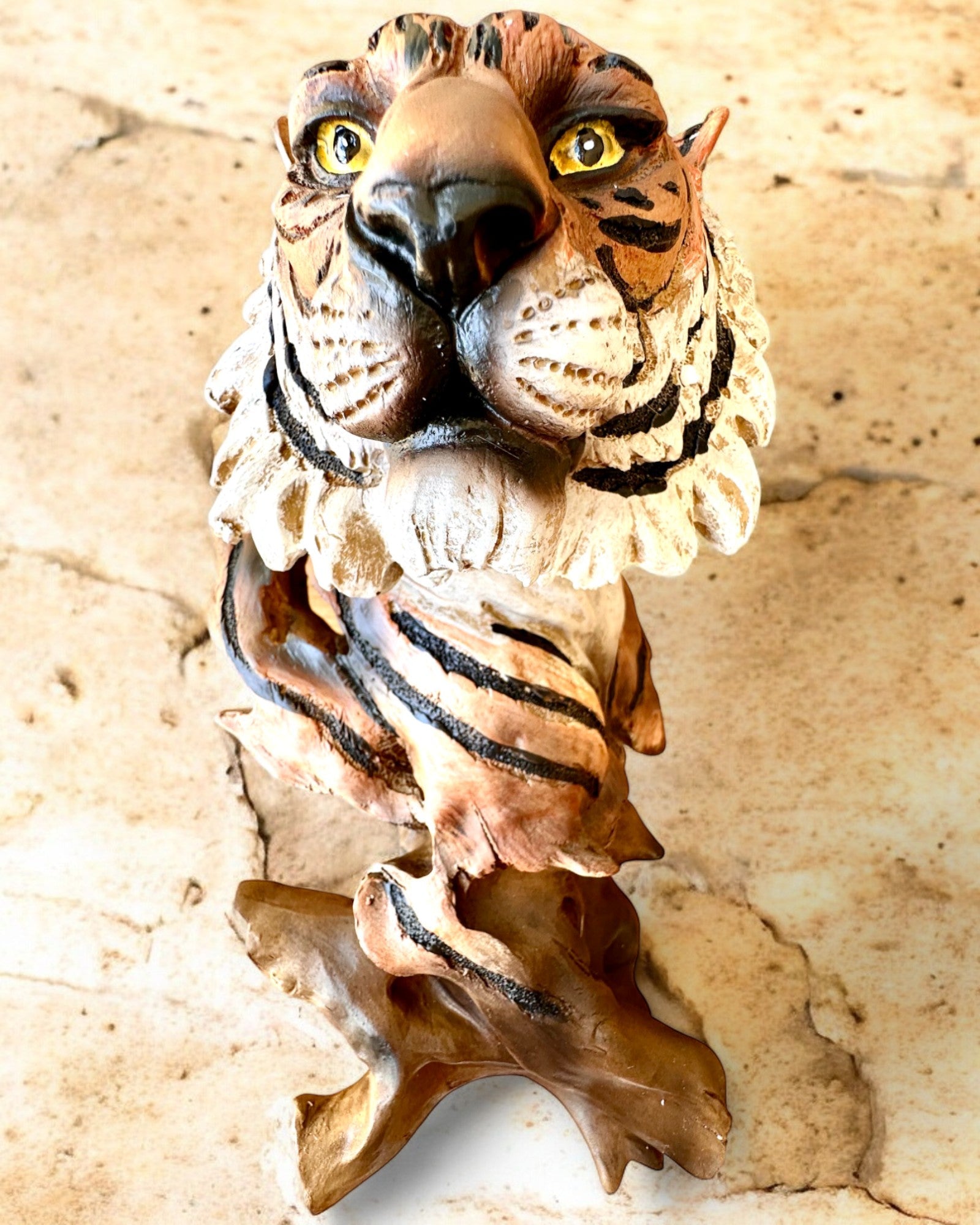 Statuette "Tiger König des Dschungels" mit Gravuroption, Figur 29 cm hoch, Dekoration als Geschenk