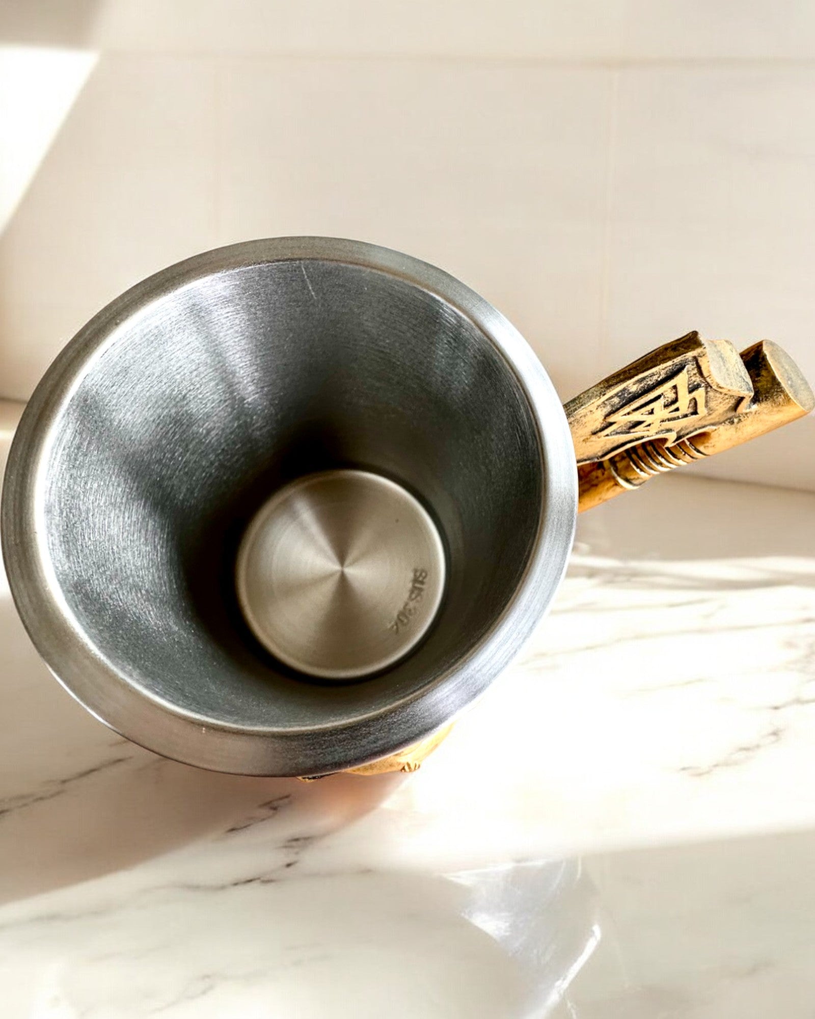 Karnawałowy Kufel Wojownika - 600 ml, 16 cm Höhe, Möglichkeit zur Personalisierung mit Gravur als Geschenk