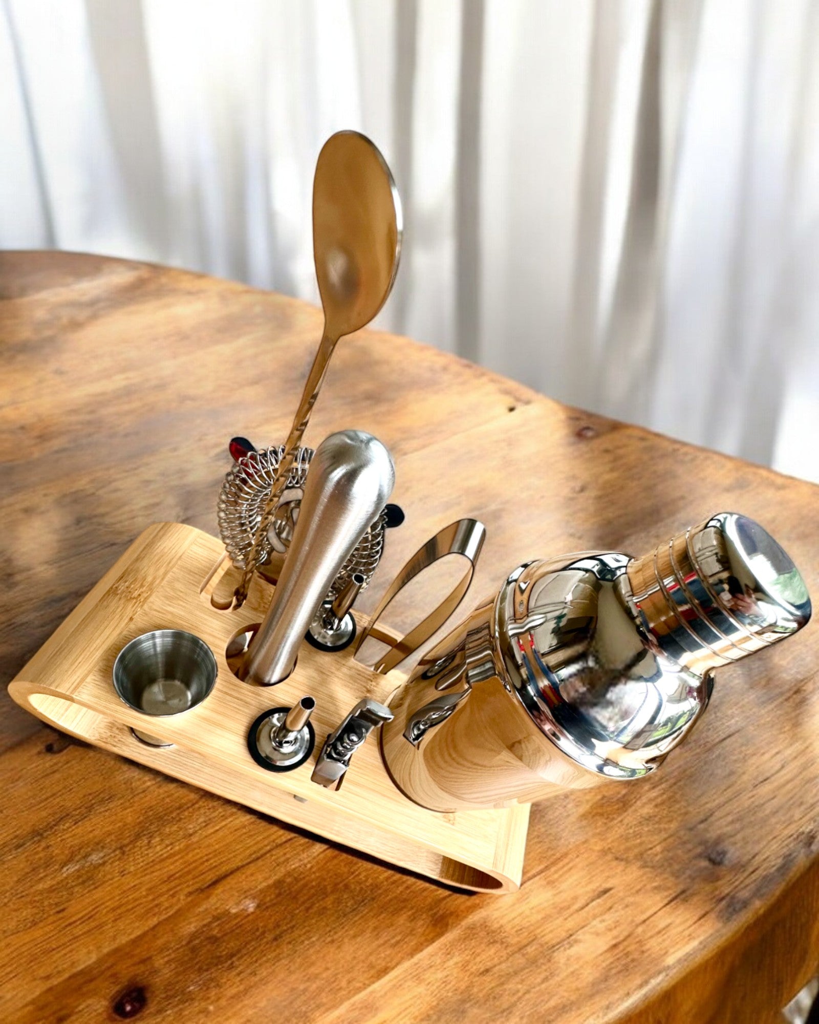 Barkeeper-Set "MixMaster Pro", personalisierbar mit Gravur als Geschenk