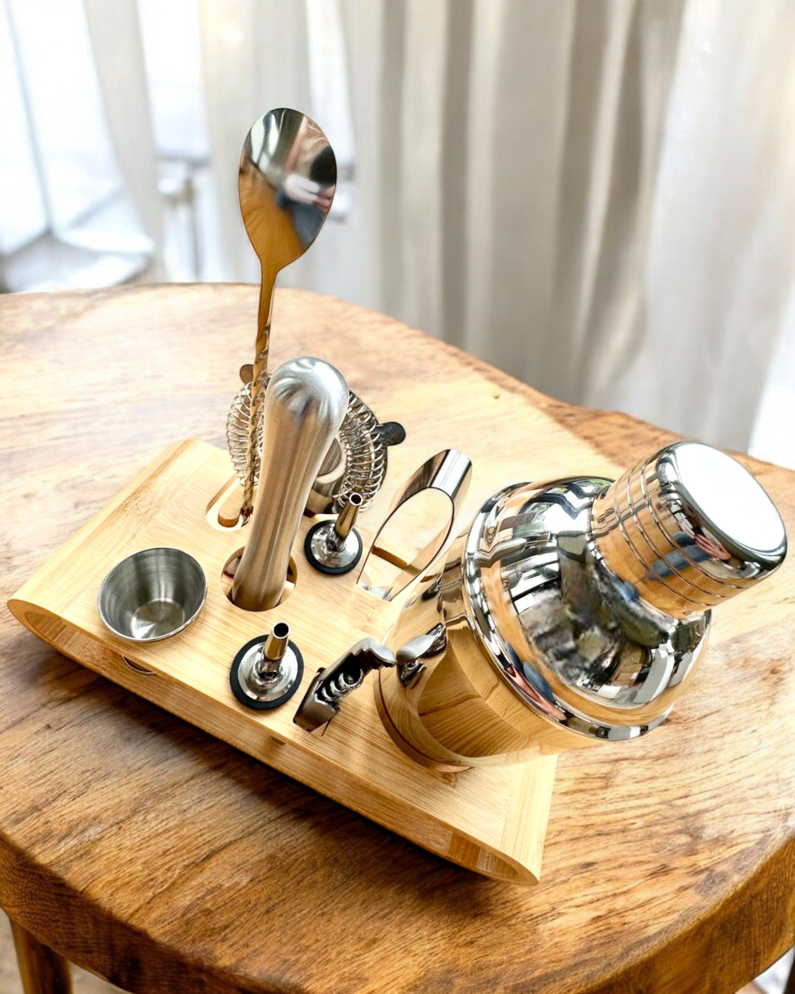 Barkeeper-Set "MixMaster Pro", personalisierbar mit Gravur als Geschenk