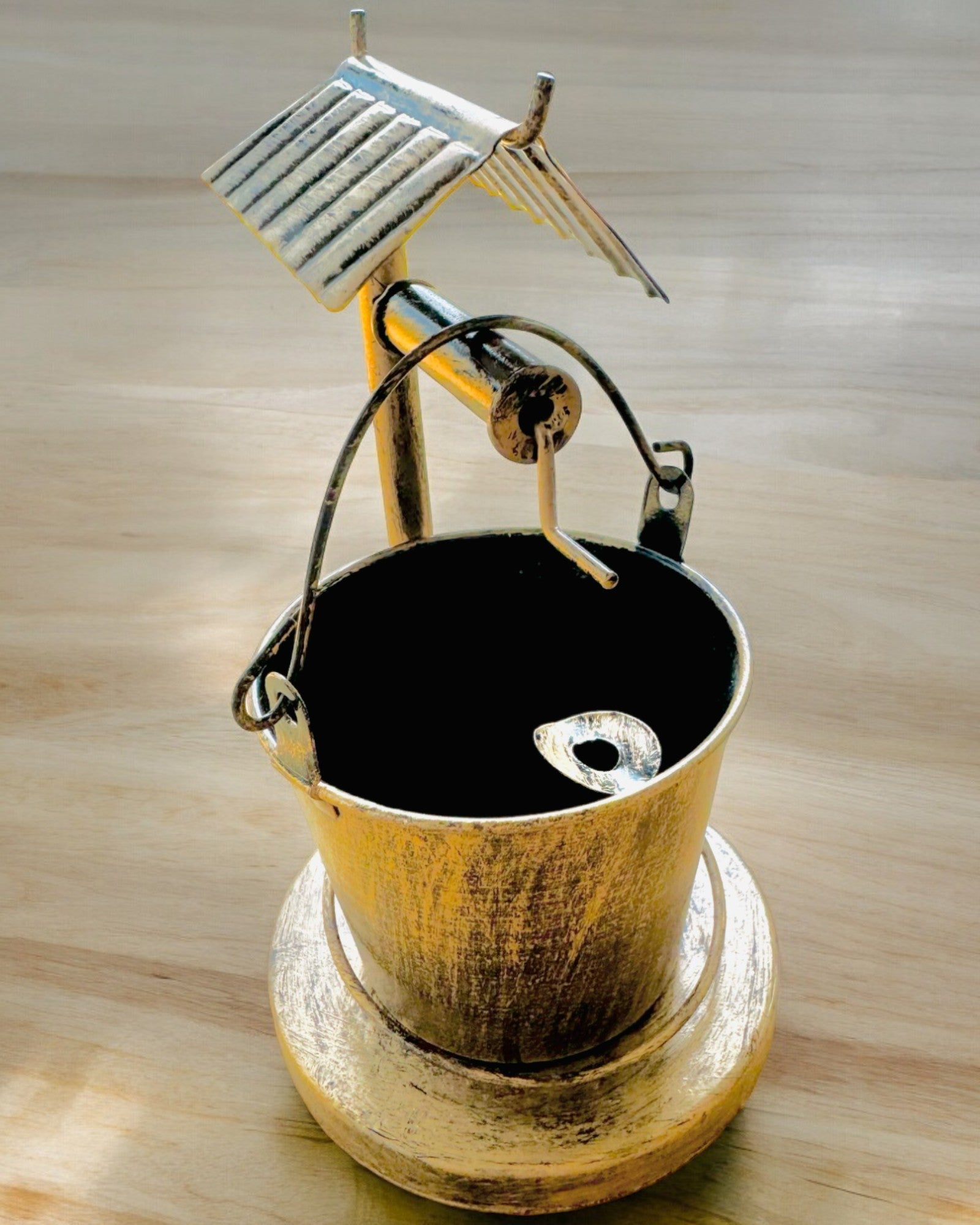 Stilvoller Metall-Aschenbecher "Rustic Charm" 19-23 cm Höhe, 8 Varianten zur Auswahl, Gravur auf Wunsch