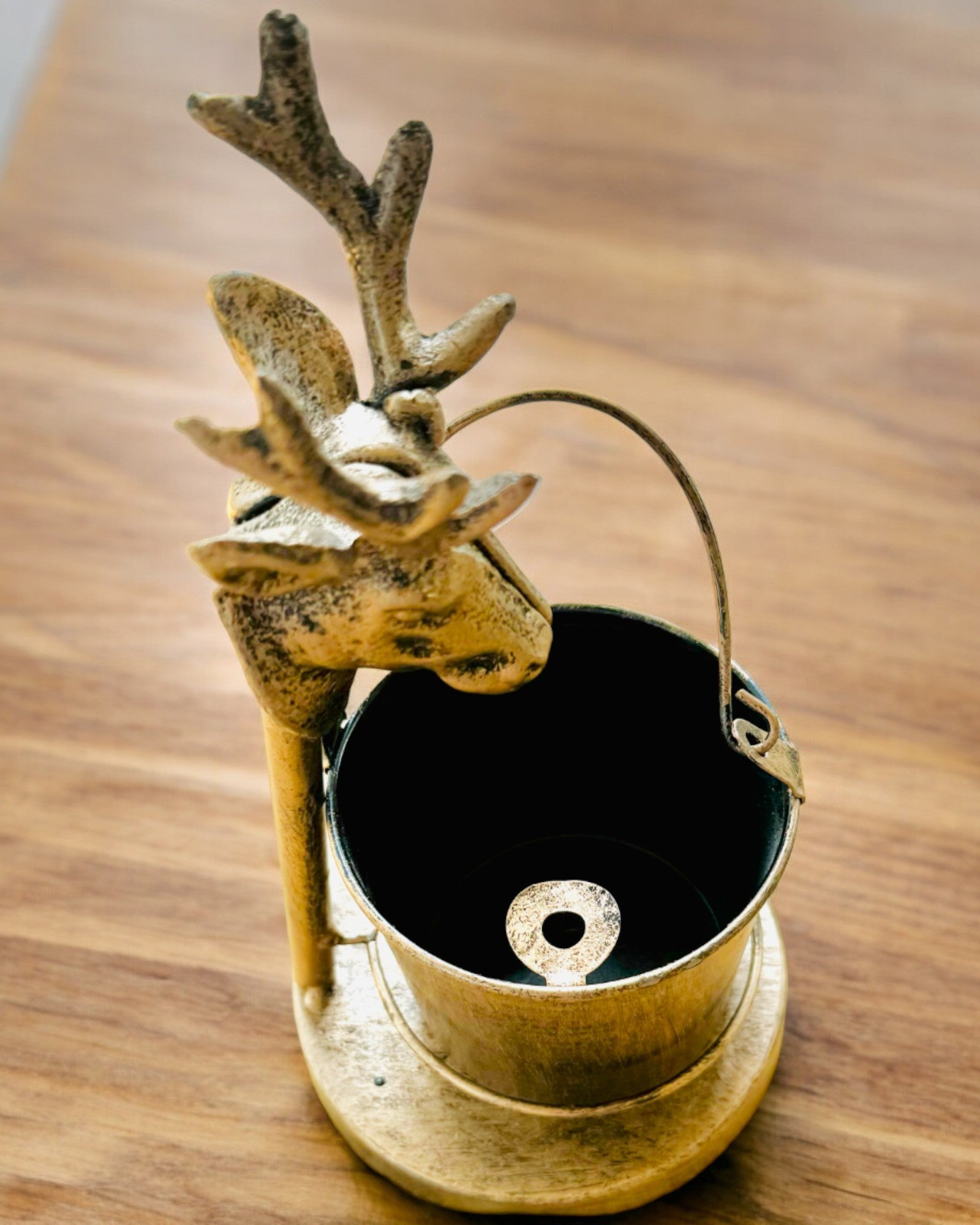 Stilvoller Metall-Aschenbecher "Rustic Charm" 19-23 cm Höhe, 8 Varianten zur Auswahl, Gravur auf Wunsch