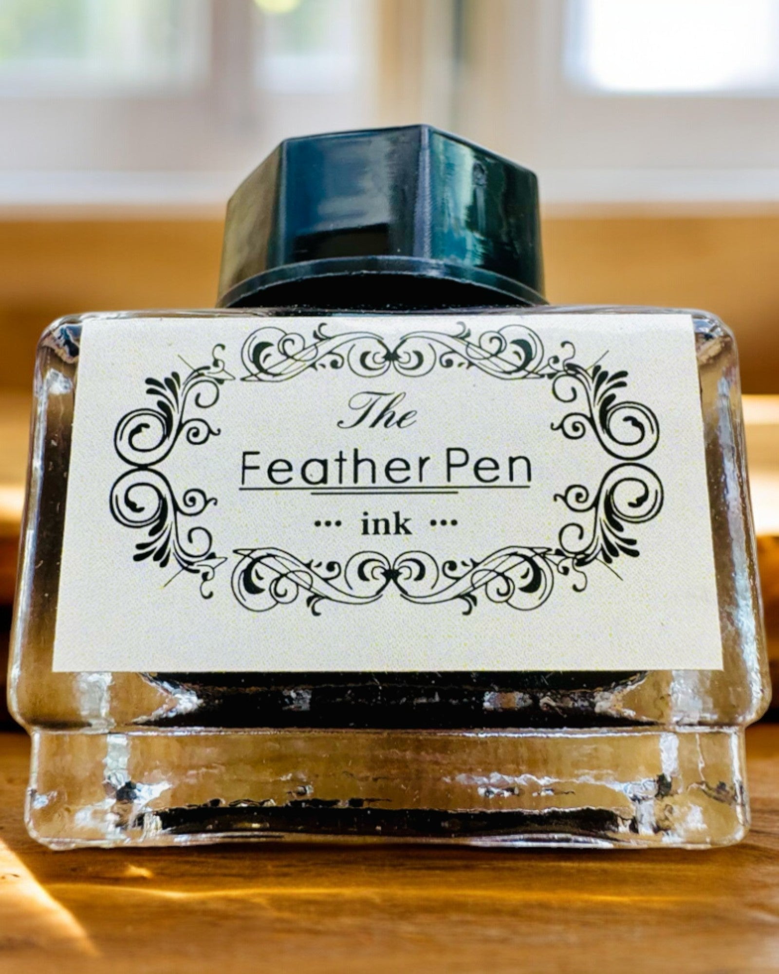 Geschenkset - Gänsefeder Bordeaux-Violett "Steampunk Eleganz" mit Gravurmöglichkeit, als Geschenk