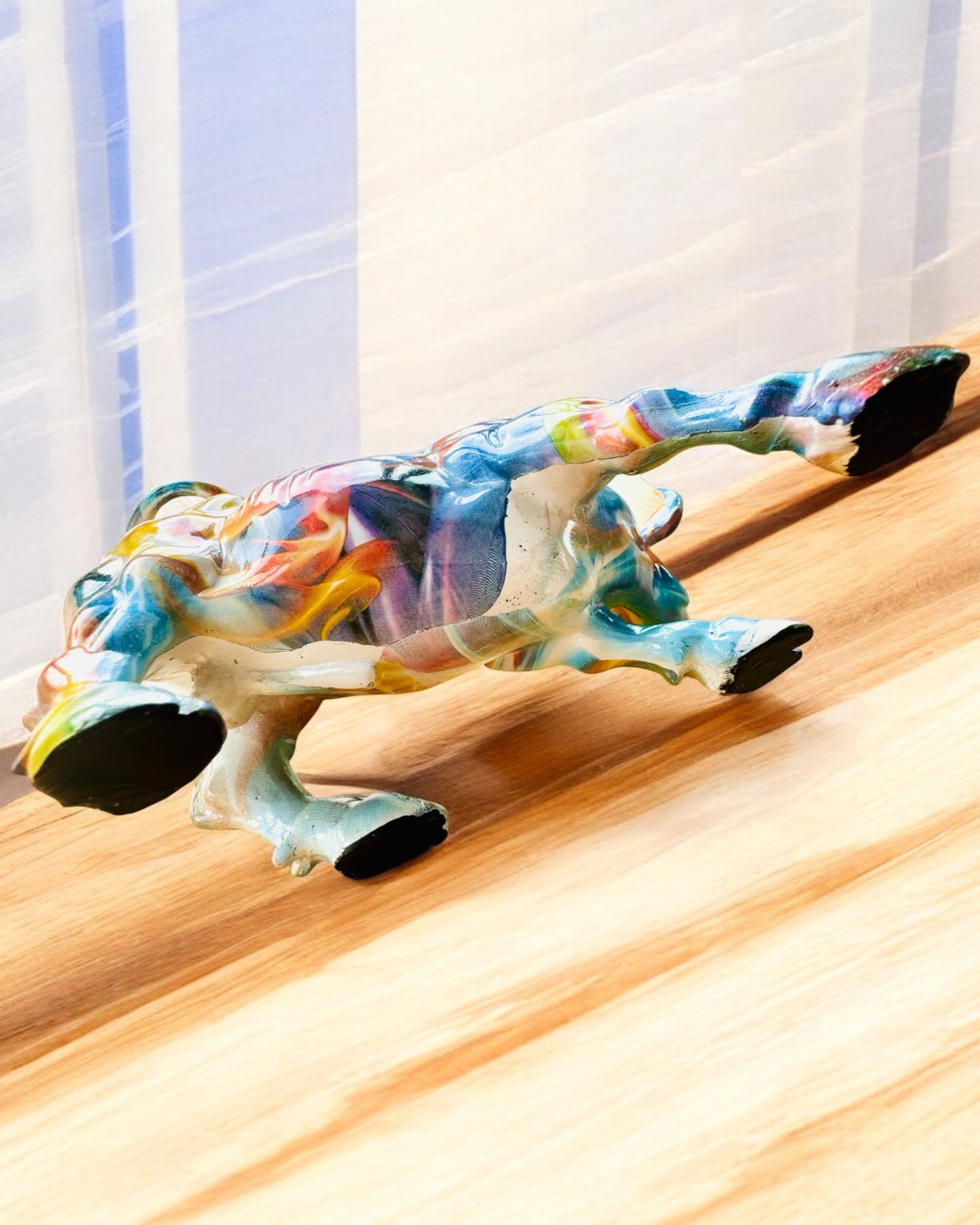 Dekorative Skulptur Stier "BullArt" – Einzigartige Kunst mit Gravuroption - 4 Farbvarianten, als personalisiertes Geschenk