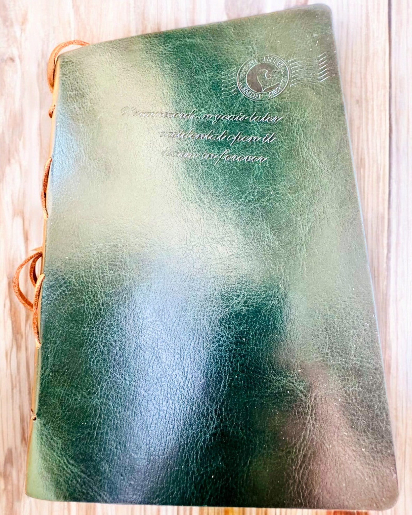 Vintage-Notizbuch "Schlüssel der Vergangenheit" - Gravur als Geschenk möglich, Notizbuch