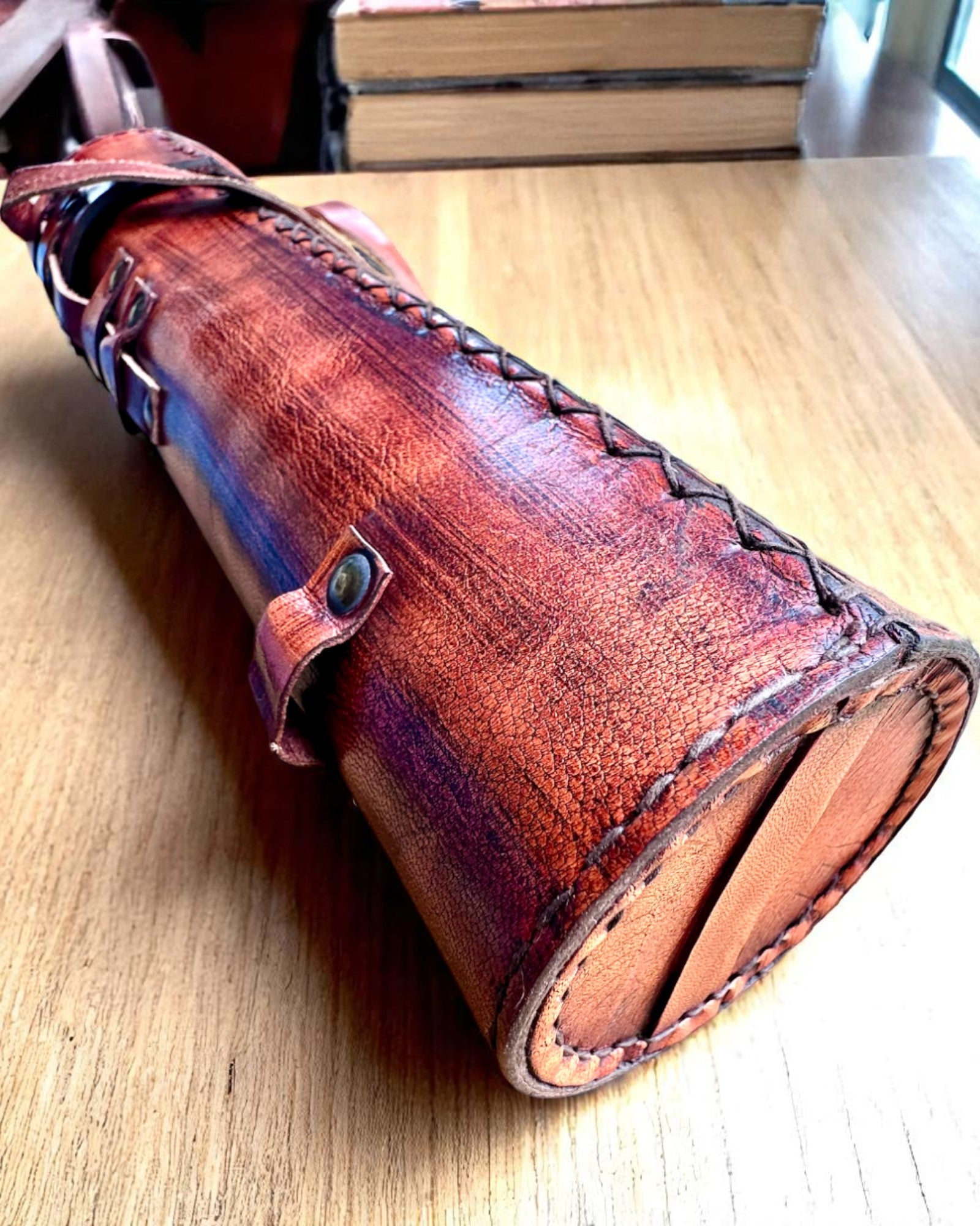 Königliches Fernrohr „Voyager 1818“ – Exklusiv, Messing, 83 cm, handgefertigt, Etui aus echtem Leder – Sammleredition, Personalisierung mit Gravur als Geschenk