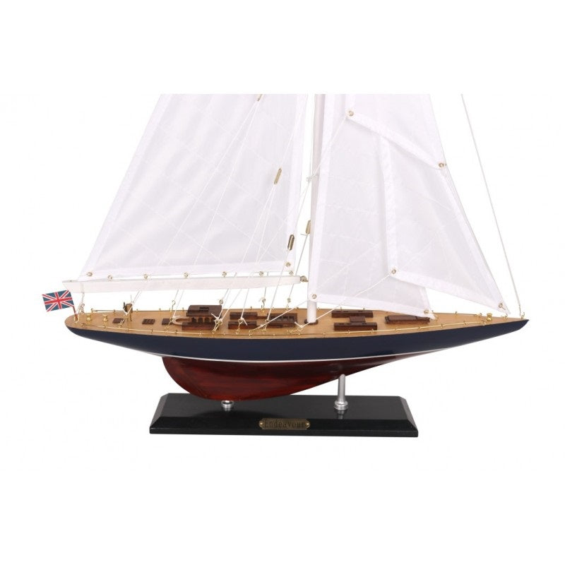 Endeavour Yacht-Replik 70 cm mit personalisierbarer Gravur