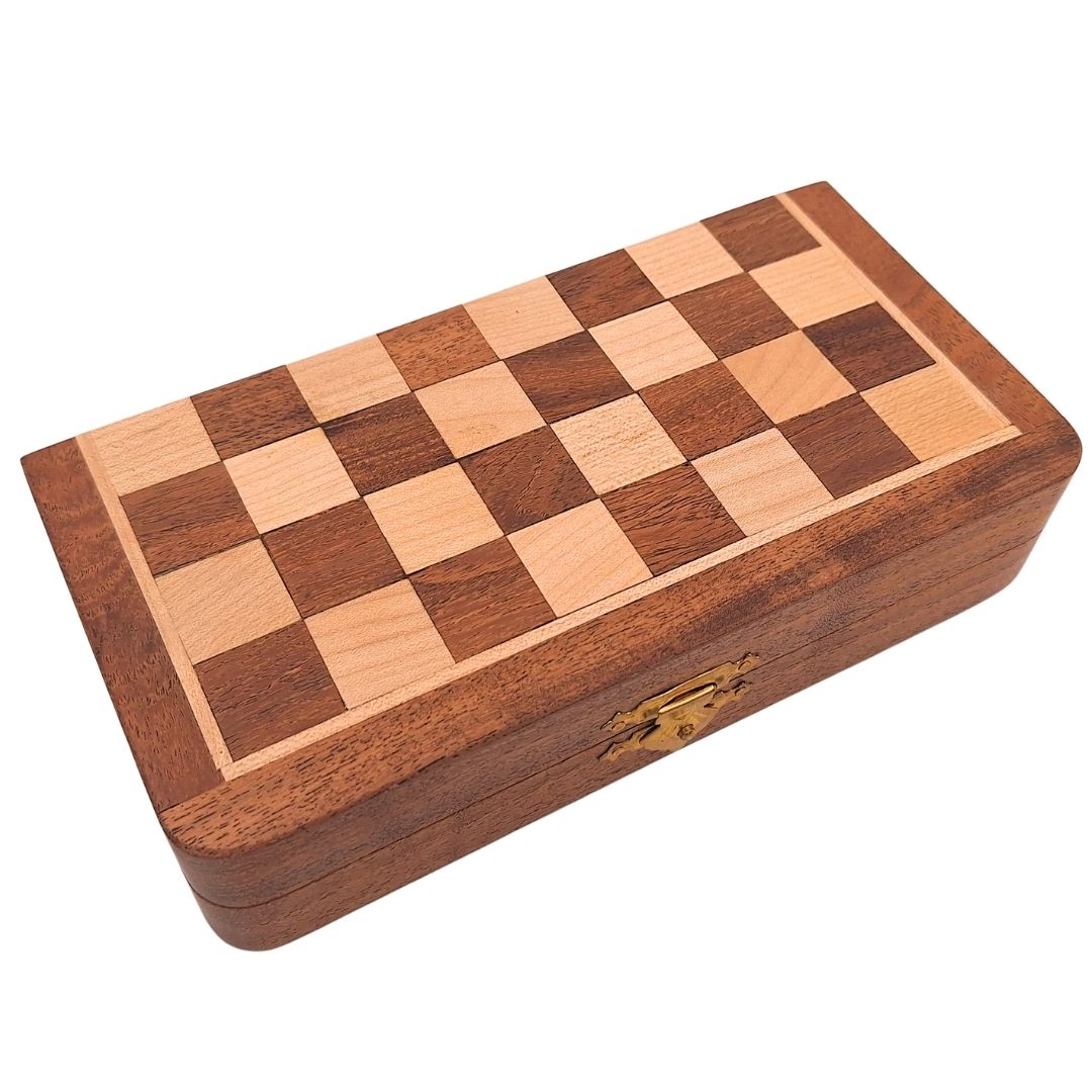 Holz-Magnet-Schach G201Z mit Gravurmöglichkeit zur Personalisierung