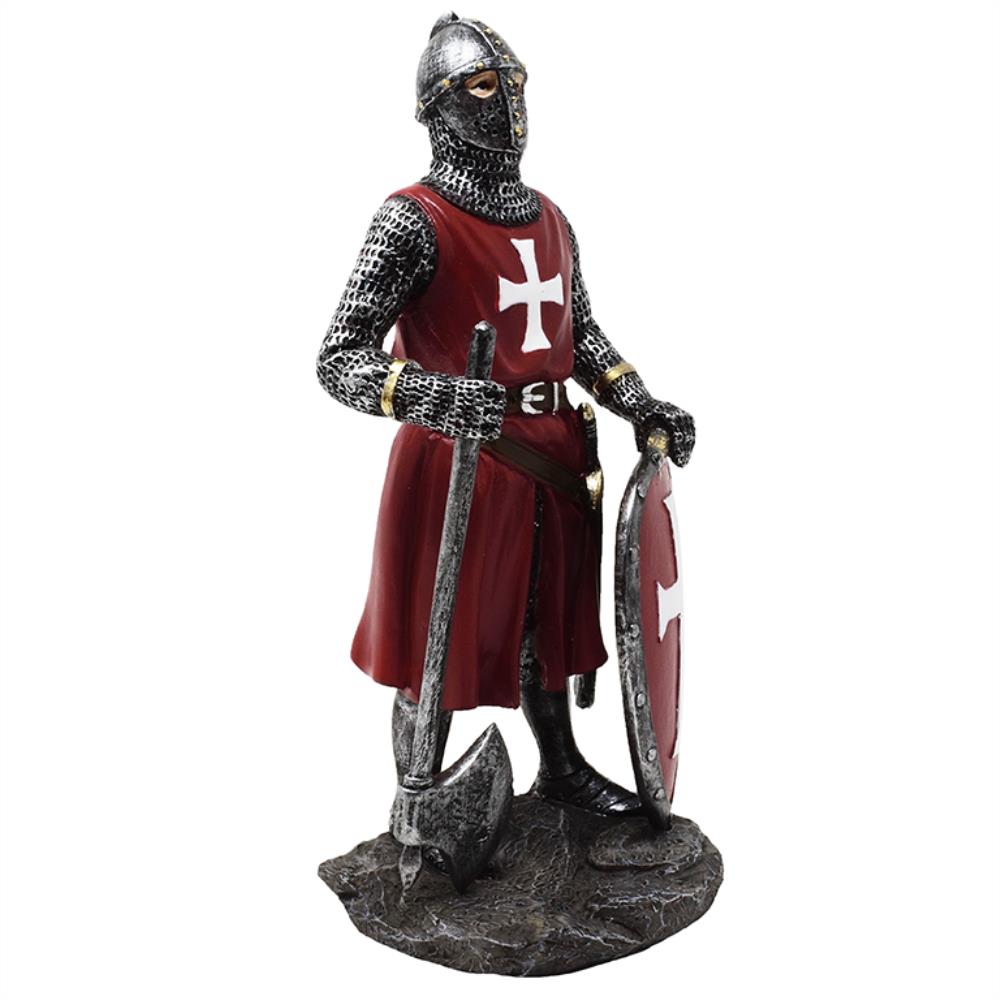 Figur Kreuzritter 18,5 cm aus Polyresin mit personalisierbarer Gravur