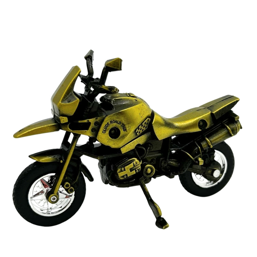 Metall-Motorradmodell HJ1 in Dunkelgrün mit personalisierbarer Gravur