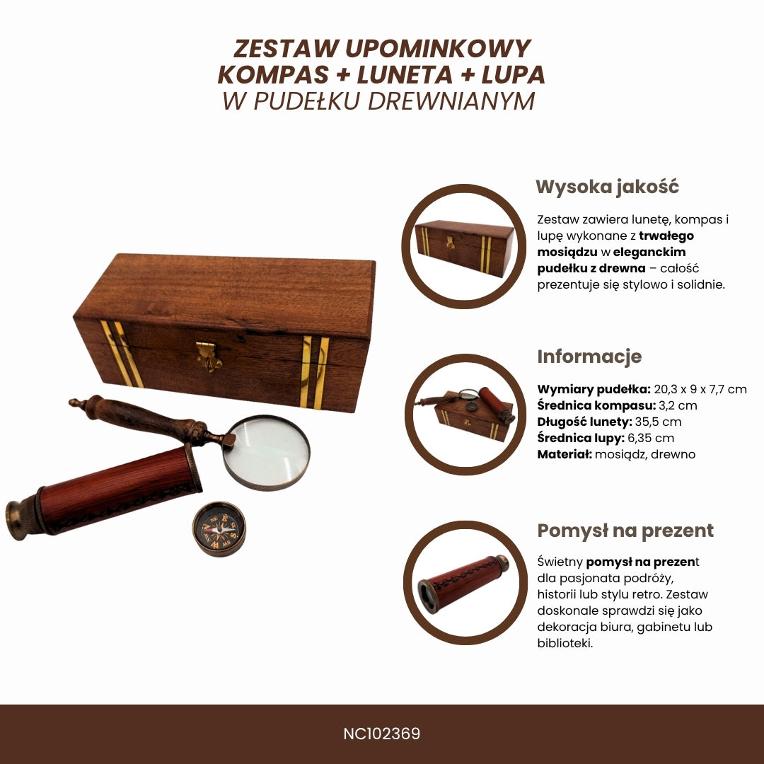 Exklusives Retro-Geschenkset mit Gravur
