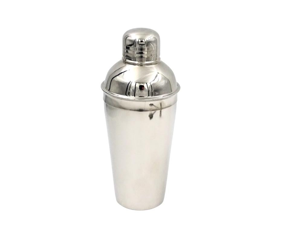 Barkeeper-Set Steel 3-teilig mit Gravur-Personalisierung - Shaker 750 ml, Jigger 15/30 ml, Sieb - elegantes Geschenk für Cocktail-Liebhaber, Edelstahl, silberne Farbe
