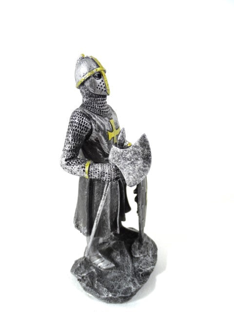 Ritterfigur - Kreuzritter 18 cm mit der Möglichkeit einer personalisierten Gravur