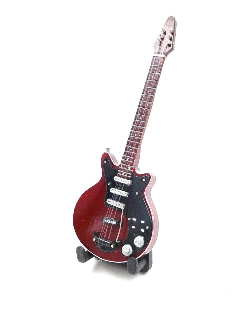 Mini-Gitarre 15 cm im Stil von Brian May mit Gravurmöglichkeit
