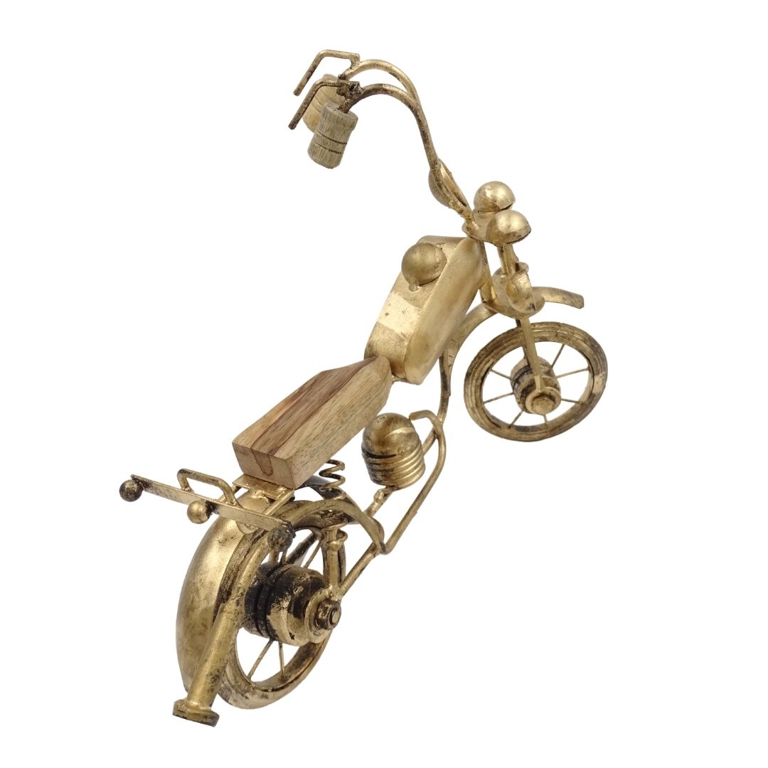 Klassisches Metallmotorradmodell NC1733 mit Gravur