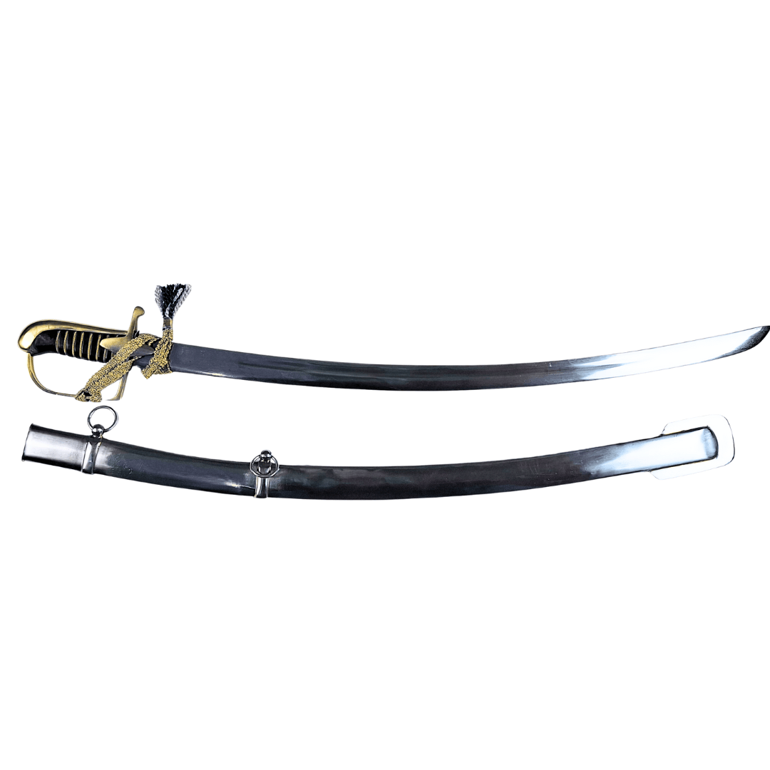 Polnische Kavalleriesäbel Modell 1921 „Radziwiłłówka“ - Replik mit Gravur-Personalisierung, elegantes Geschenk für Geschichtsfreunde, aus hochwertigem Stahl, Länge 95 cm