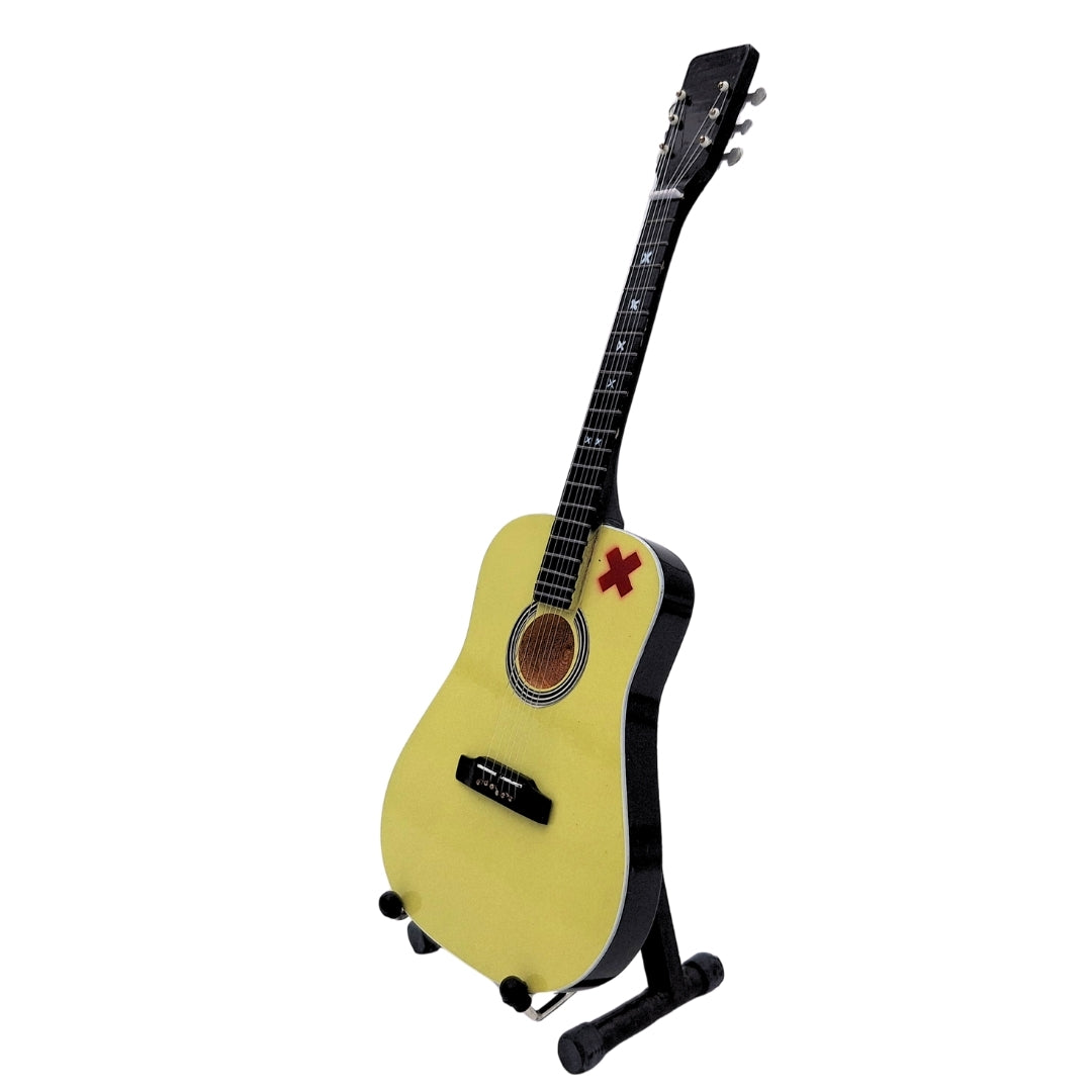 Mini-Gitarre Ed Sheeran 27,5 cm aus Mahagoni mit der Möglichkeit der Personalisierung durch Gravur