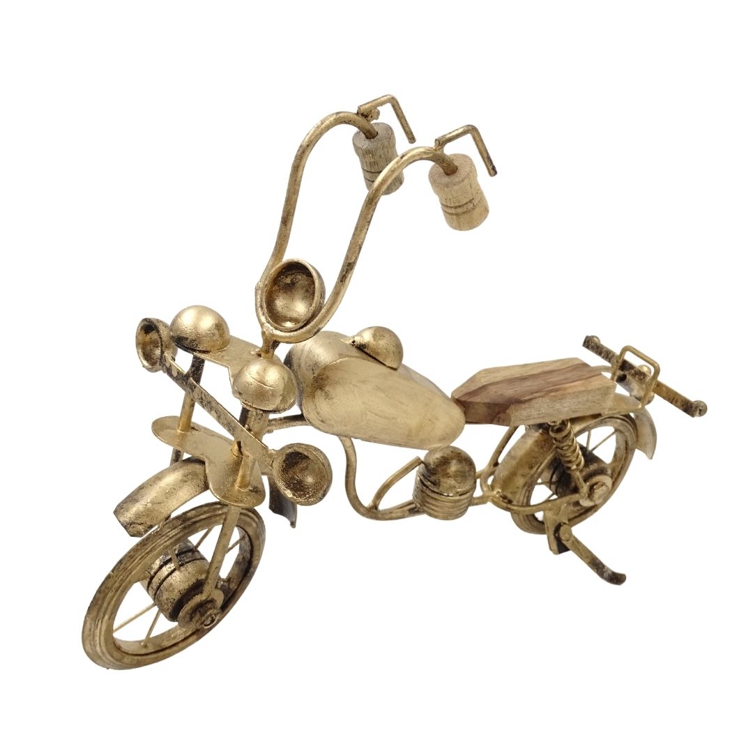 Klassisches Metallmotorradmodell NC1733 mit Gravur