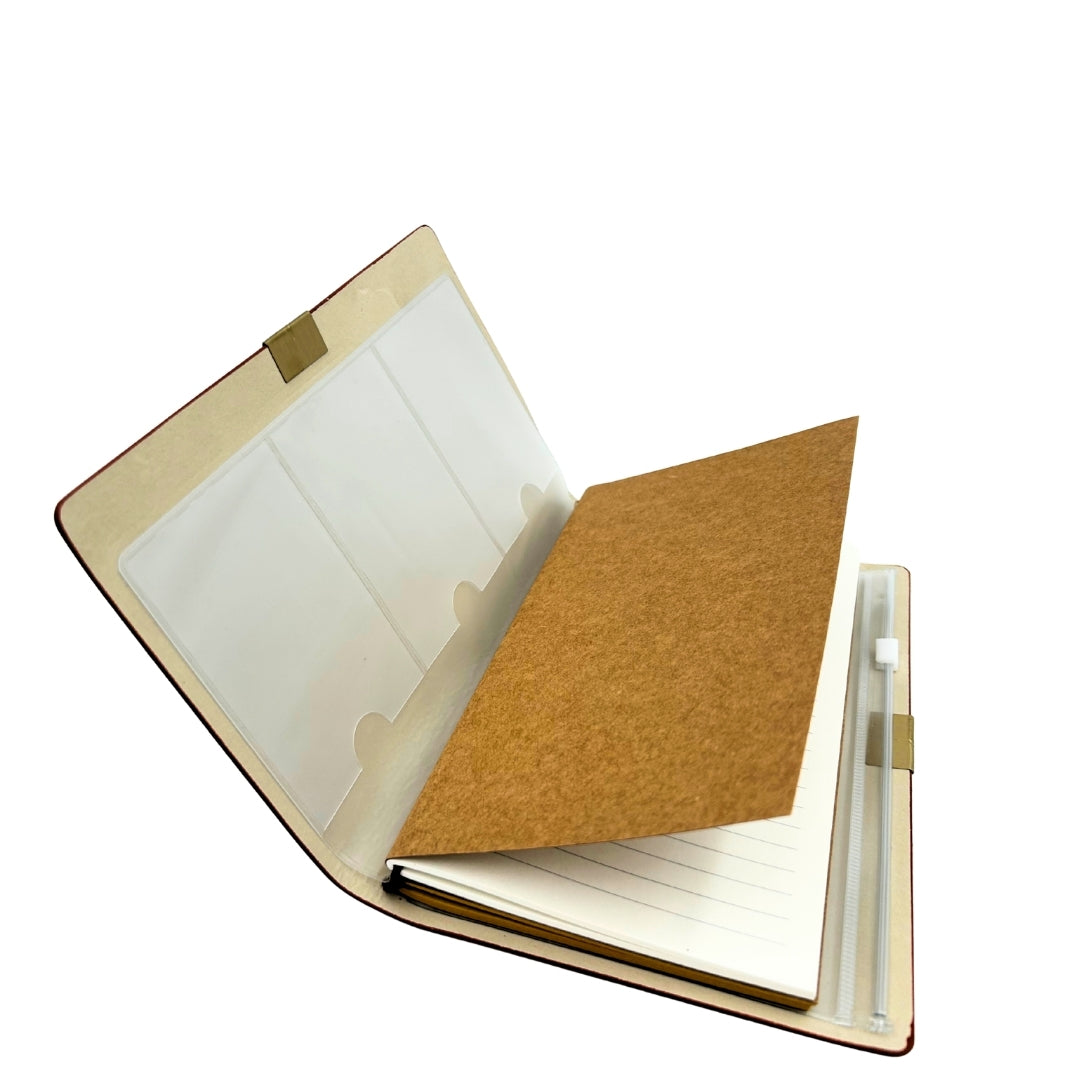 Leder-Reisetagebuch mit personalisierter Gravur