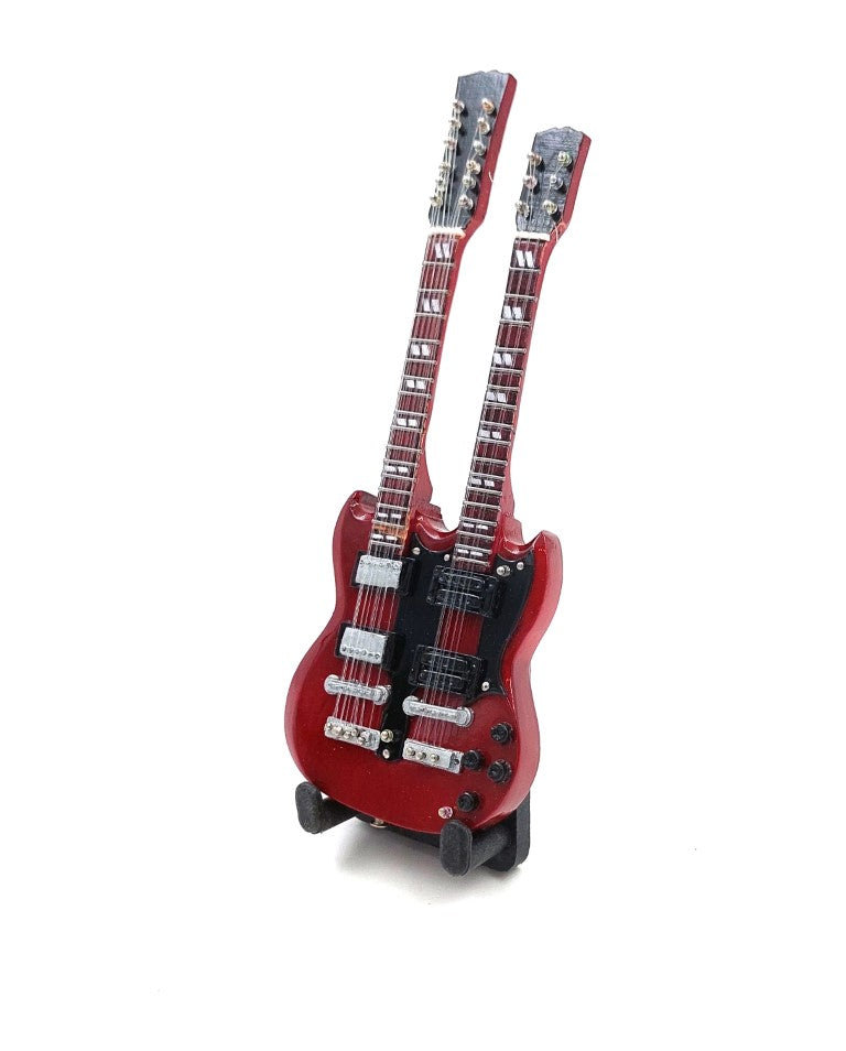 Mini-Gitarre 15 cm BMG-020 im Stil von Jimmy Page mit Gravurmöglichkeit