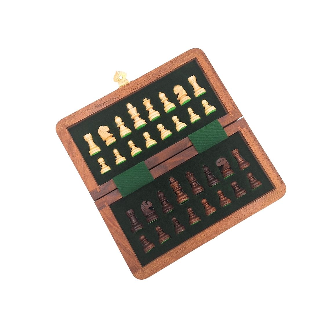 Holz-Magnet-Schach G201Z mit Gravurmöglichkeit zur Personalisierung