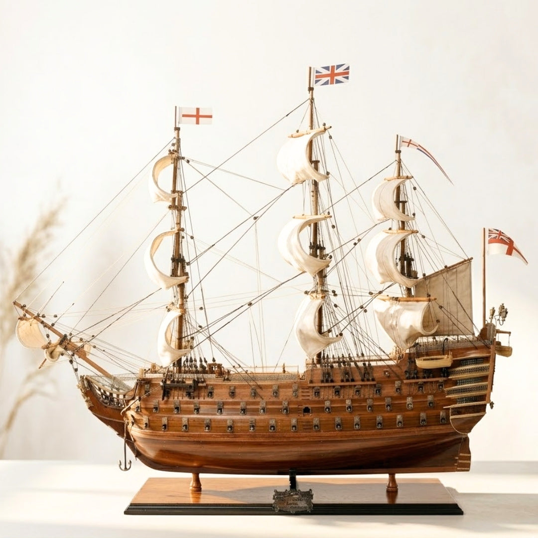 Exklusives Modell des Segelschiffs HMS Victory VIC80R