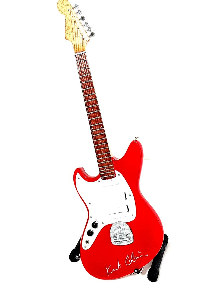 Mini-Gitarre Kurt Cobain Nirvana MGT-0277 mit personalisierbarer Gravur