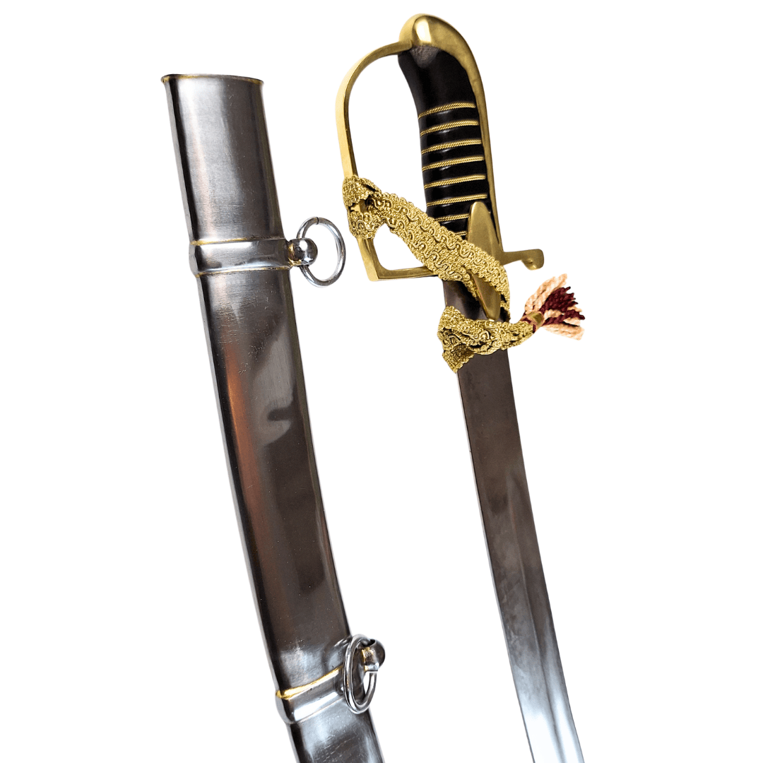 Polnische Kavalleriesäbel Modell 1921 „Radziwiłłówka“ - Replik mit Gravur-Personalisierung, elegantes Geschenk für Geschichtsfreunde, aus hochwertigem Stahl, Länge 95 cm