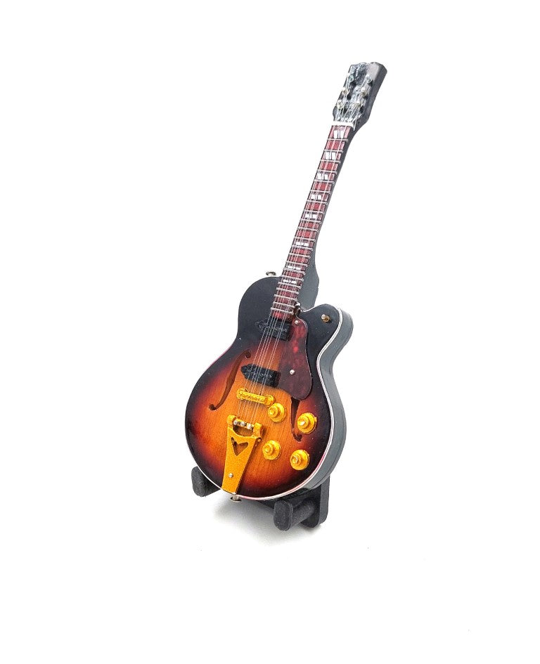 Mini-Gitarre 15 cm BMG-011 im Stil von Elvis Presley mit Gravurmöglichkeit