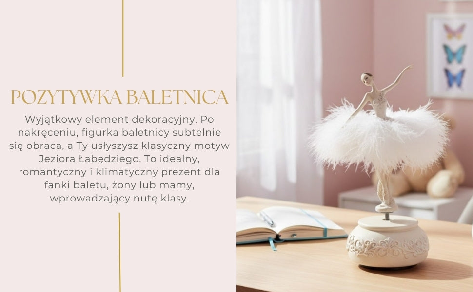 Spieluhr Ballerina Schneekönigin beweglich 23,5 cm mit Gravur
