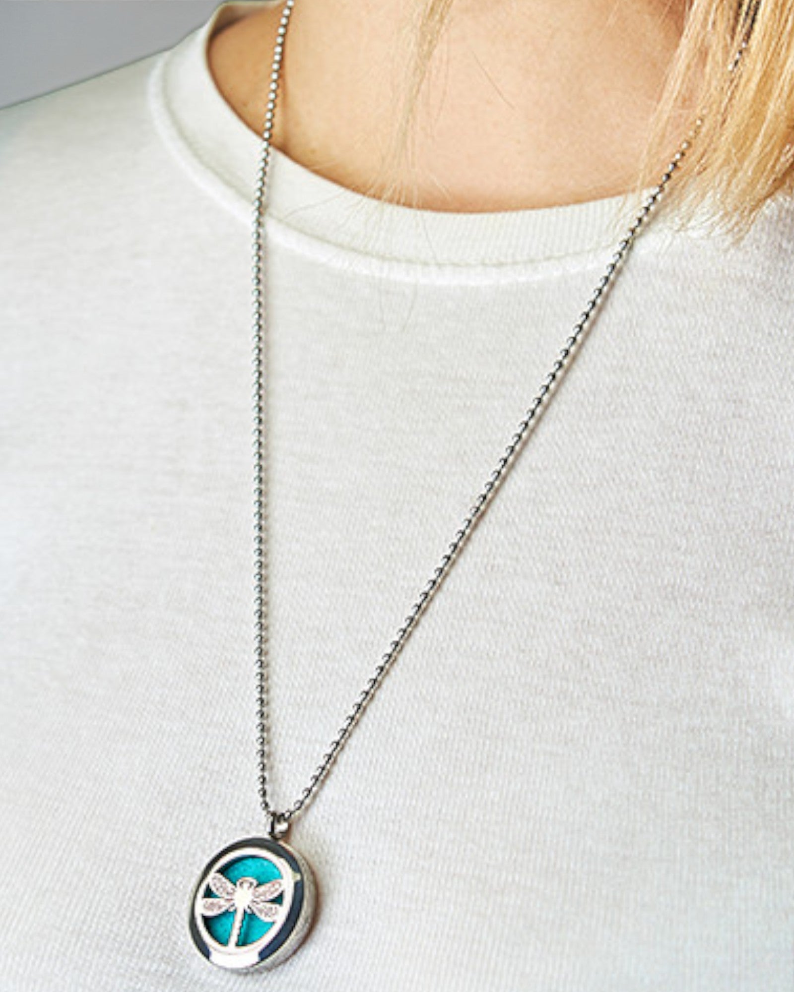 AromaTree Harmony – Aromatherapie-Halskette Baum des Lebens 25 mm