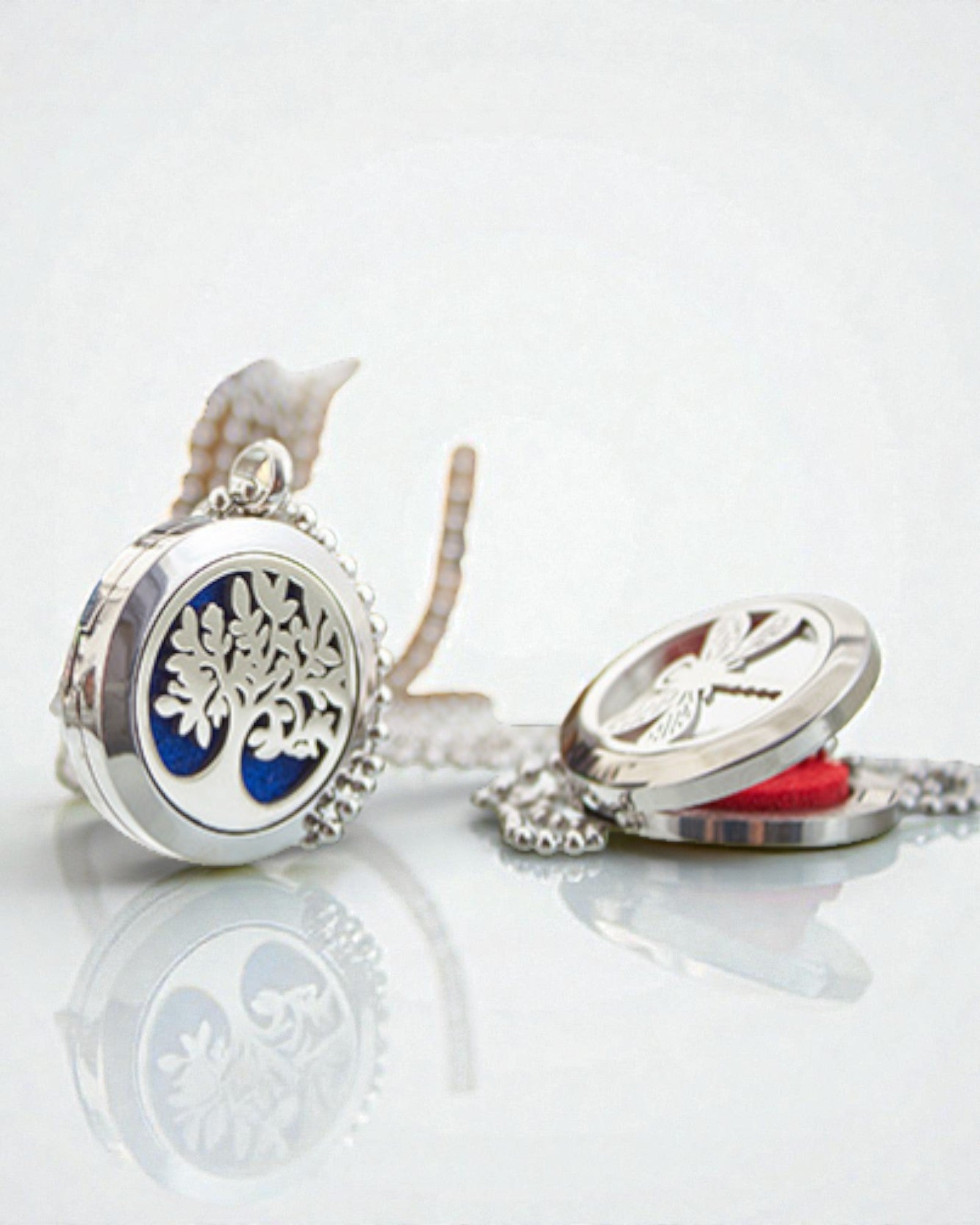 Aromalife Chakra OM-Halskette – Duftmedaillon 30 mm