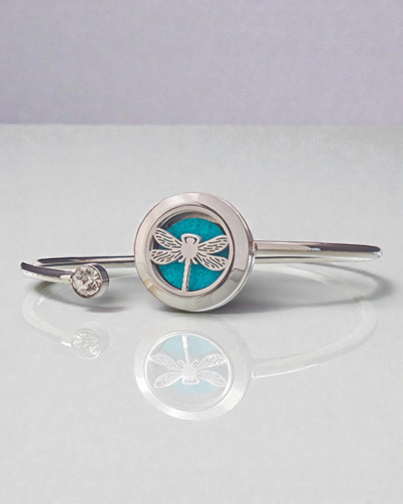 Aromalife Armband Dragon Spirit – Duftmedaillon mit Libelle 20 mm