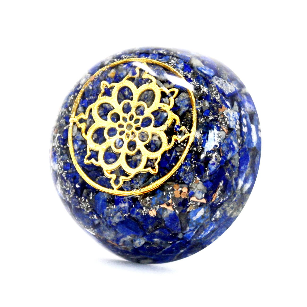 Orgonit-Schreibtisch-Kraftpakete - Lapislazuli-Kuppel