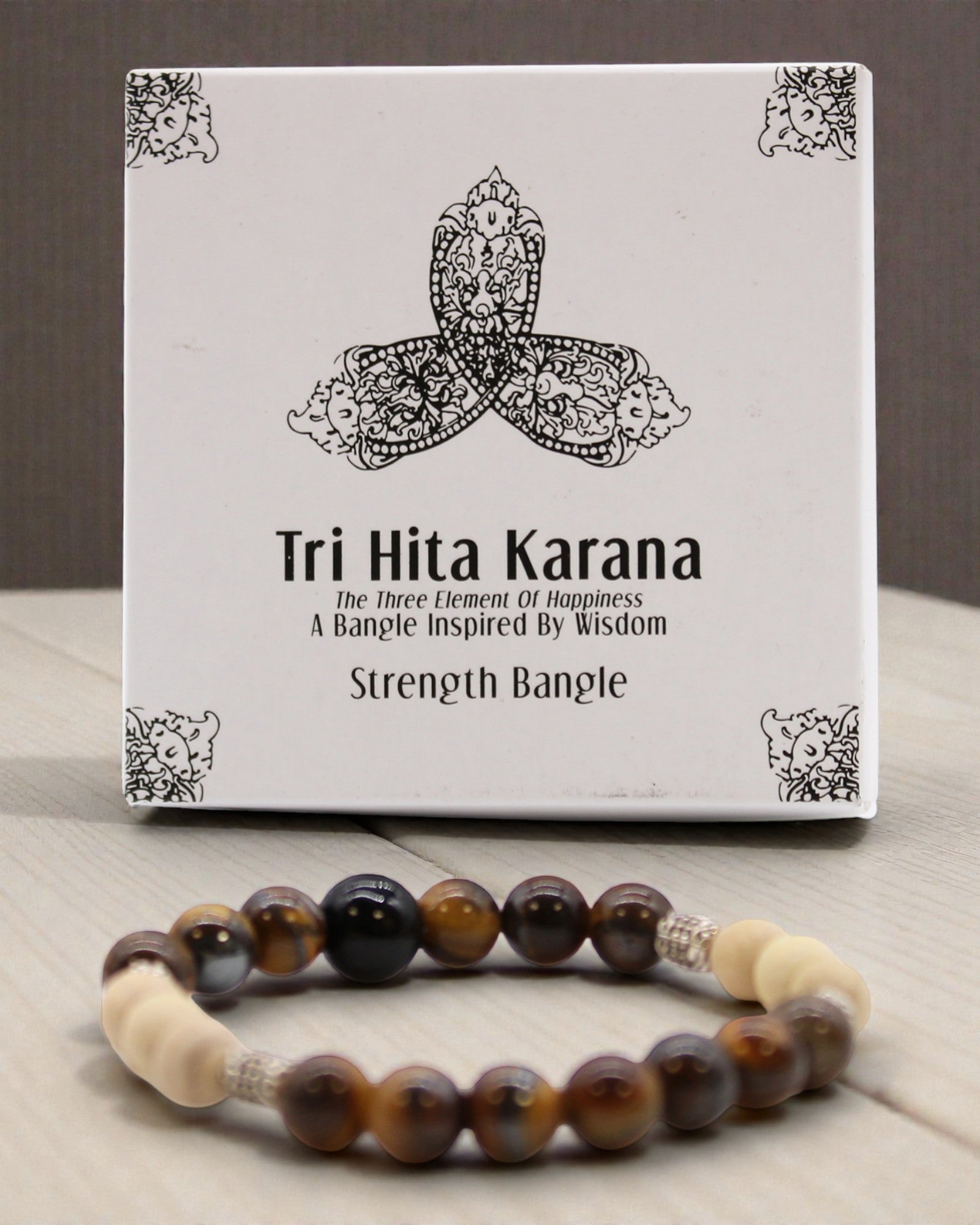 TriHita Power Earth – Armband für Stärke und Stabilität aus Bali