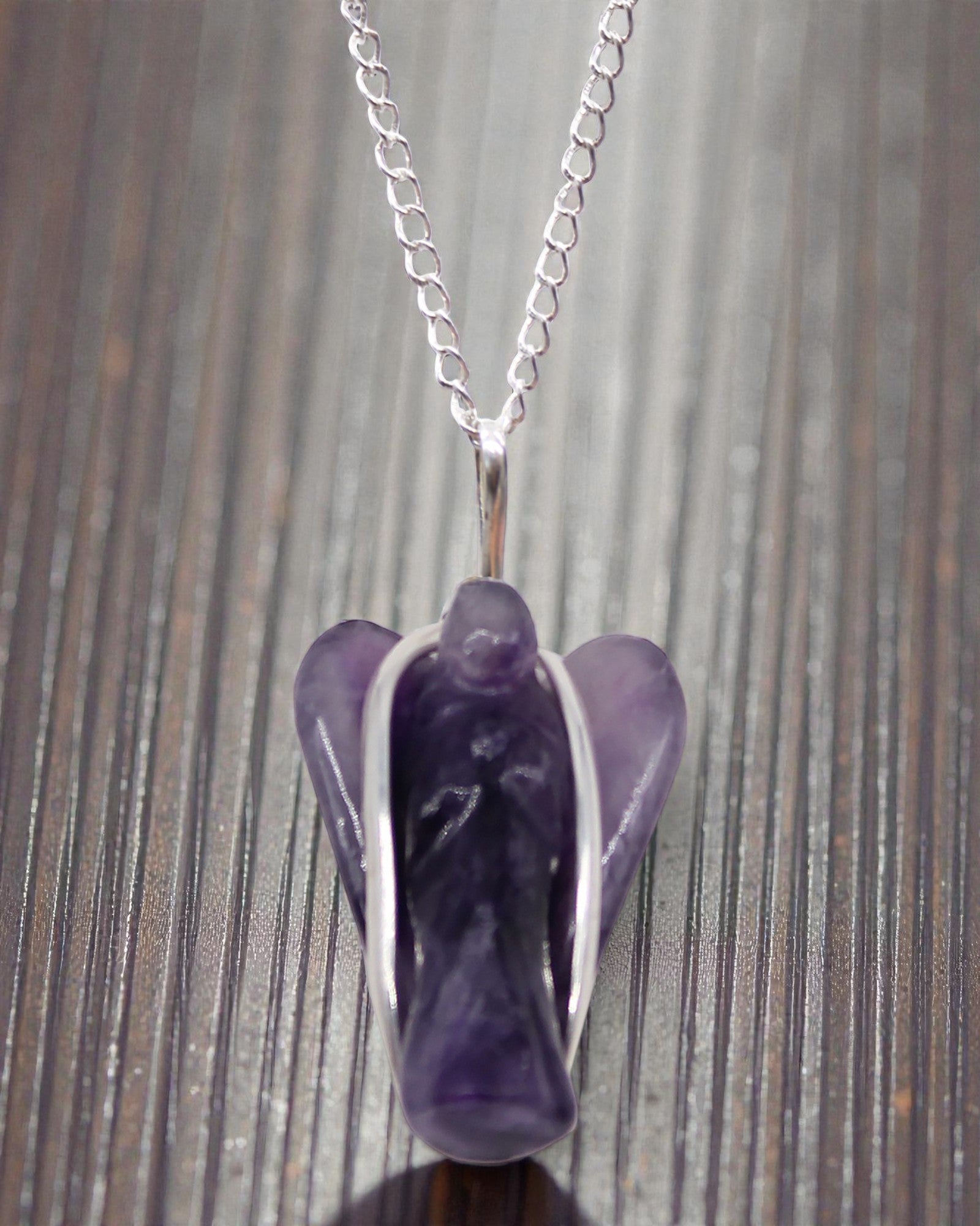 Wächter-Amethyst – Schutzengel-Anhänger aus Amethyst