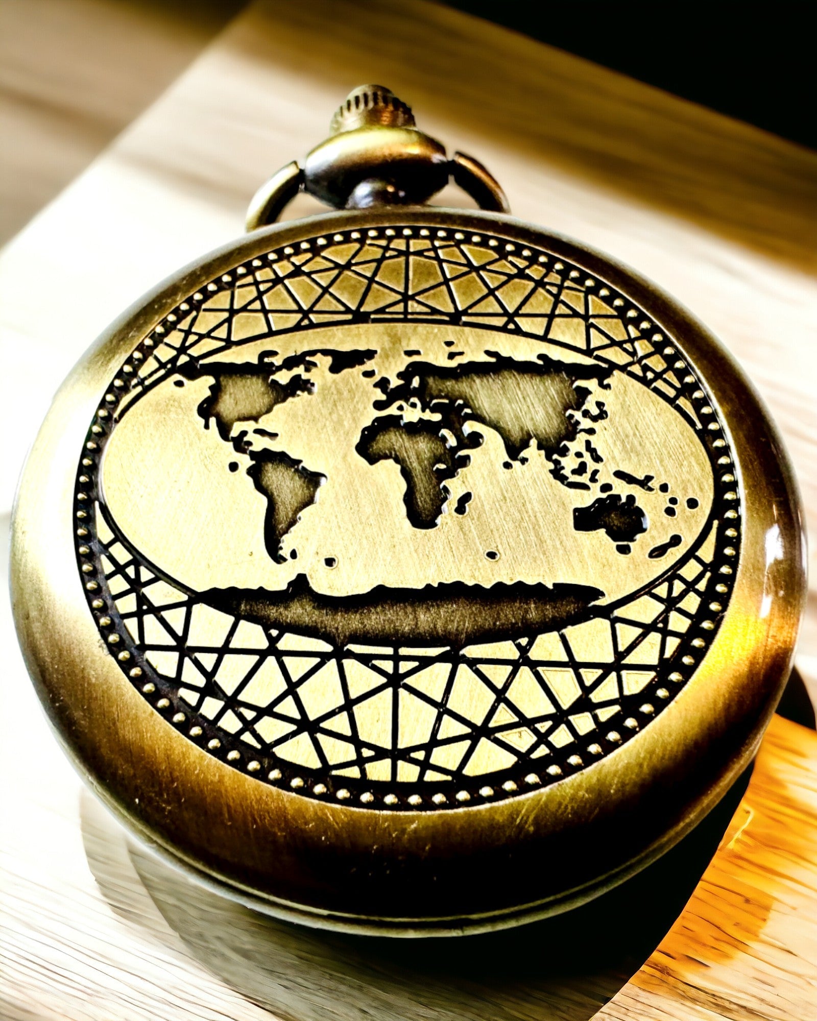 Taschenkompass Retro mit New York-Motiv – Multifunktionaler, Eleganter Kompass mit Abbild der Freiheitsstatue