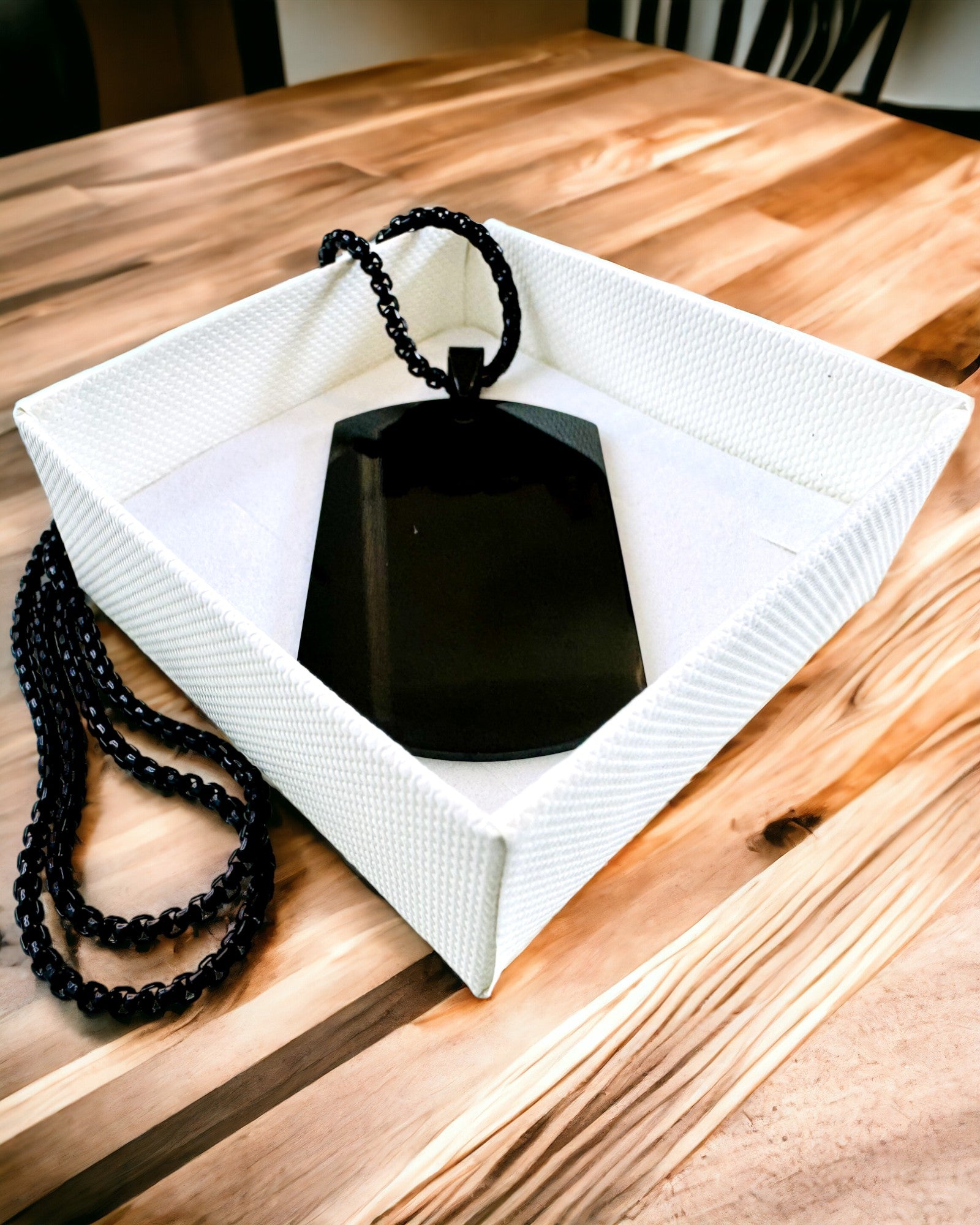 Halskette mit Dog Tag "Drei Schattierungen des Stils" - Erkennungsmarke - Eleganter Anhänger aus Edelstahl mit Gravuroption