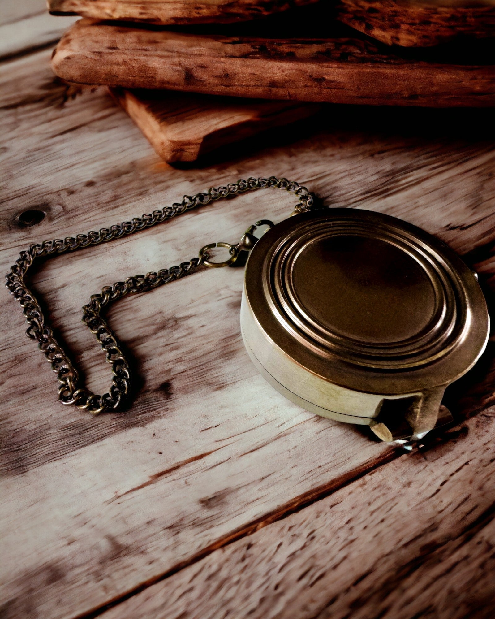 Kompass Indischer Odysseus – Retro-Entdecker-Perle - Möglichkeit zur Gravur