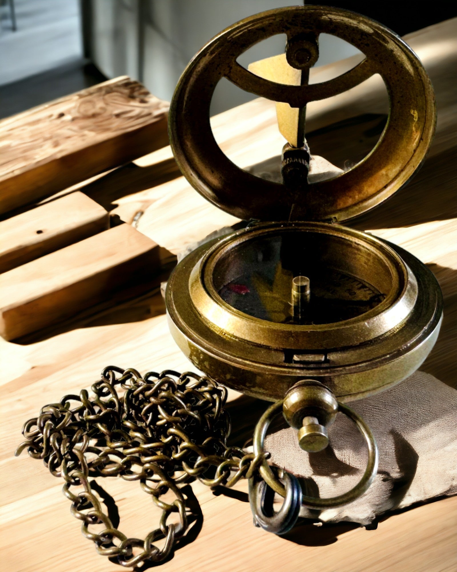 Reisekompass mit Gravur, Personalisierung – Handwerk Indischer Handwerker