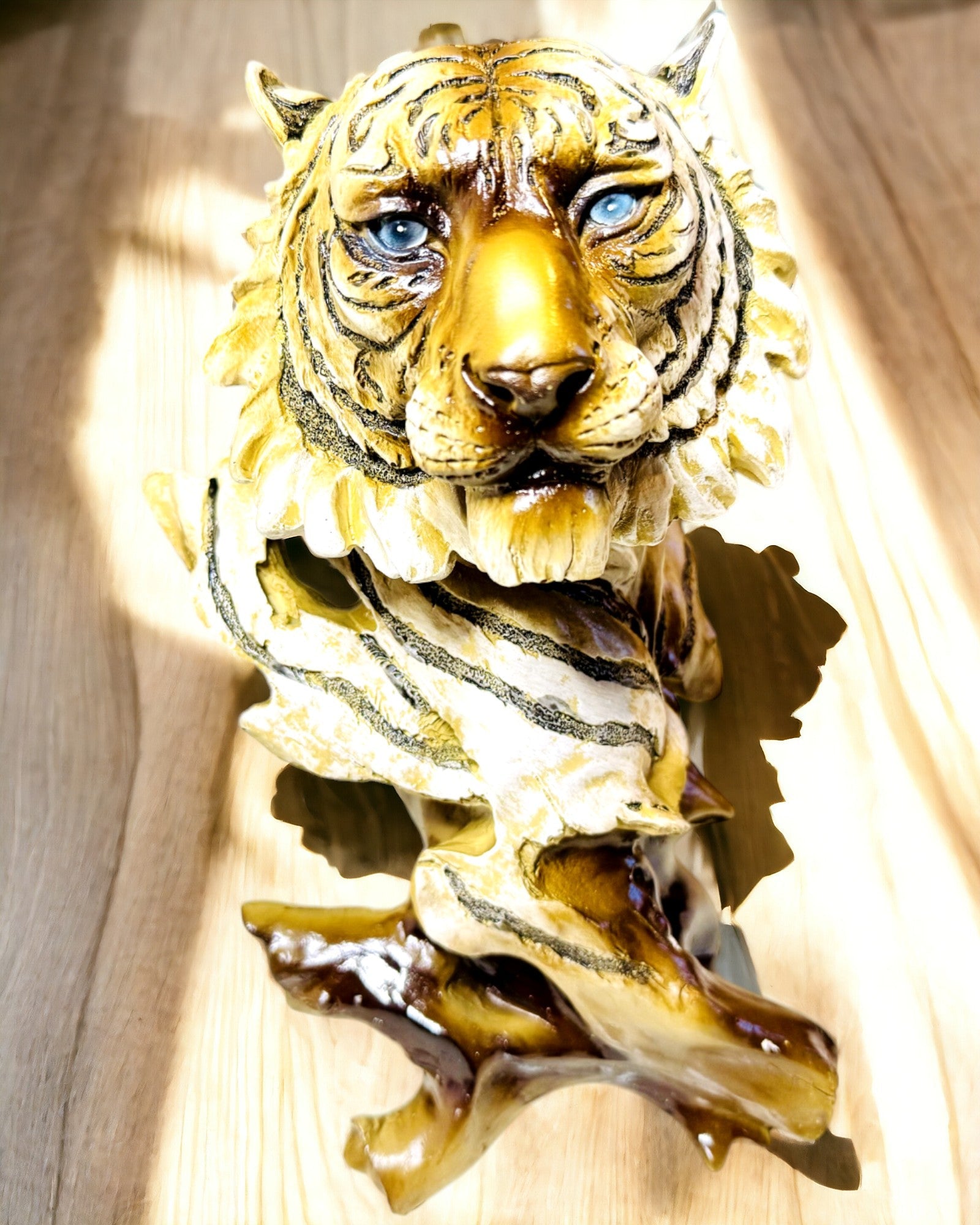 Statuette "Tiger König des Dschungels" mit Gravuroption, Figur 29 cm hoch, Dekoration als Geschenk