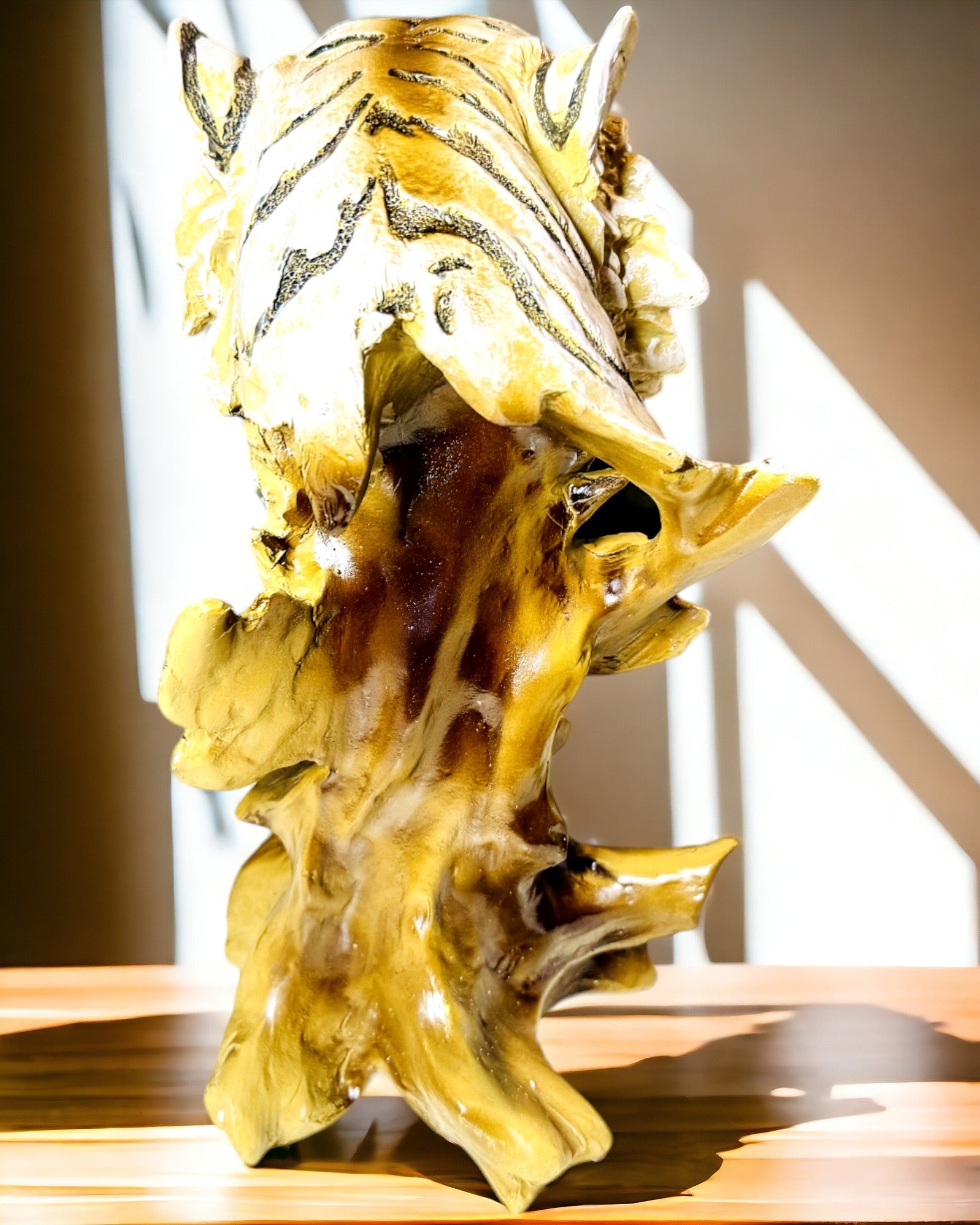 Statuette "Tiger König des Dschungels" mit Gravuroption, Figur 29 cm hoch, Dekoration als Geschenk