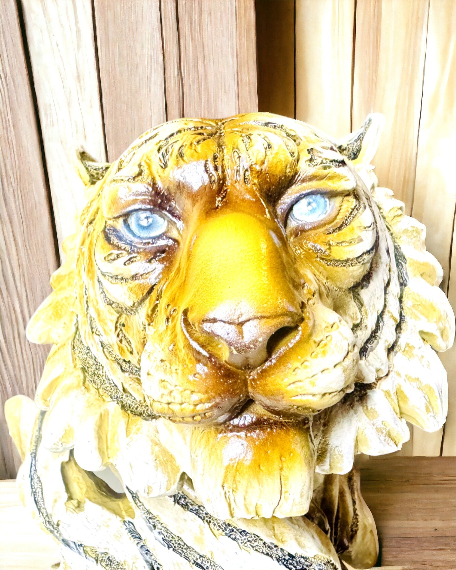 Statuette "Tiger König des Dschungels" mit Gravuroption, Figur 29 cm hoch, Dekoration als Geschenk