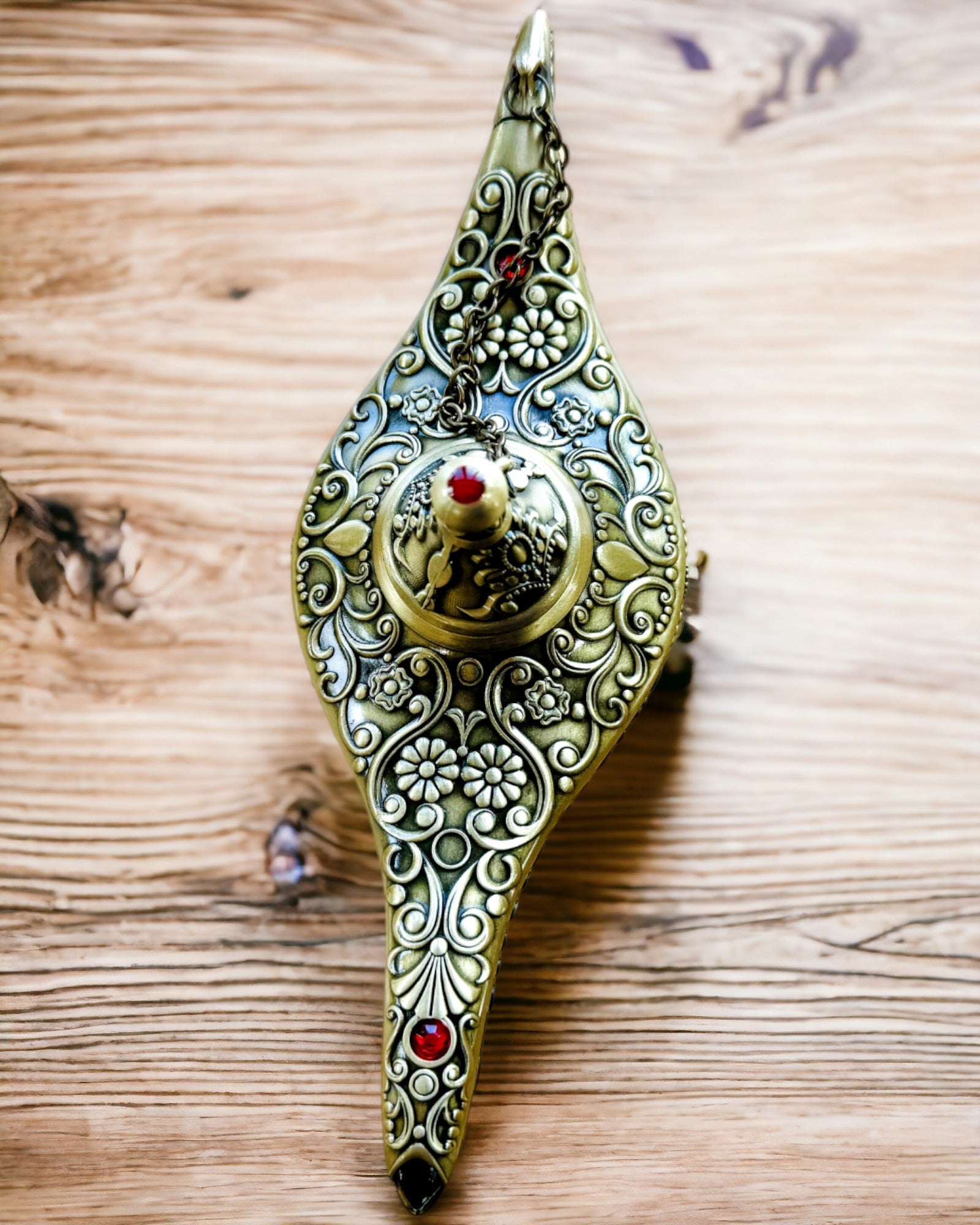 Magische Lampe von Aladin mit Gravuroption - Variante Geschreddertes Gold