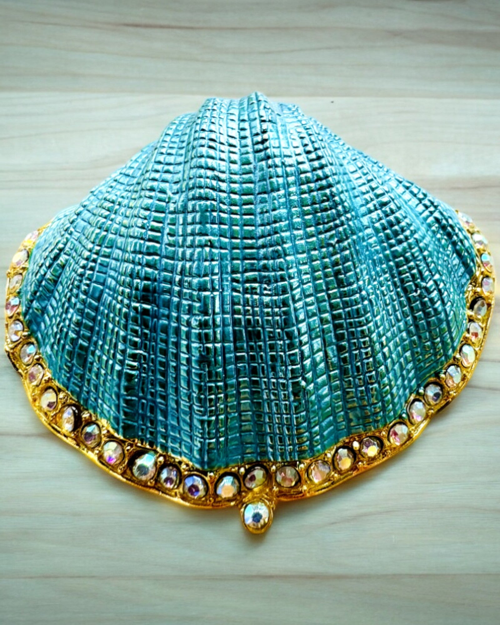 Schatzkammer der Erinnerungen Muschel - Schmuckversteck mit Personalisierung durch Gravur, Geschenk