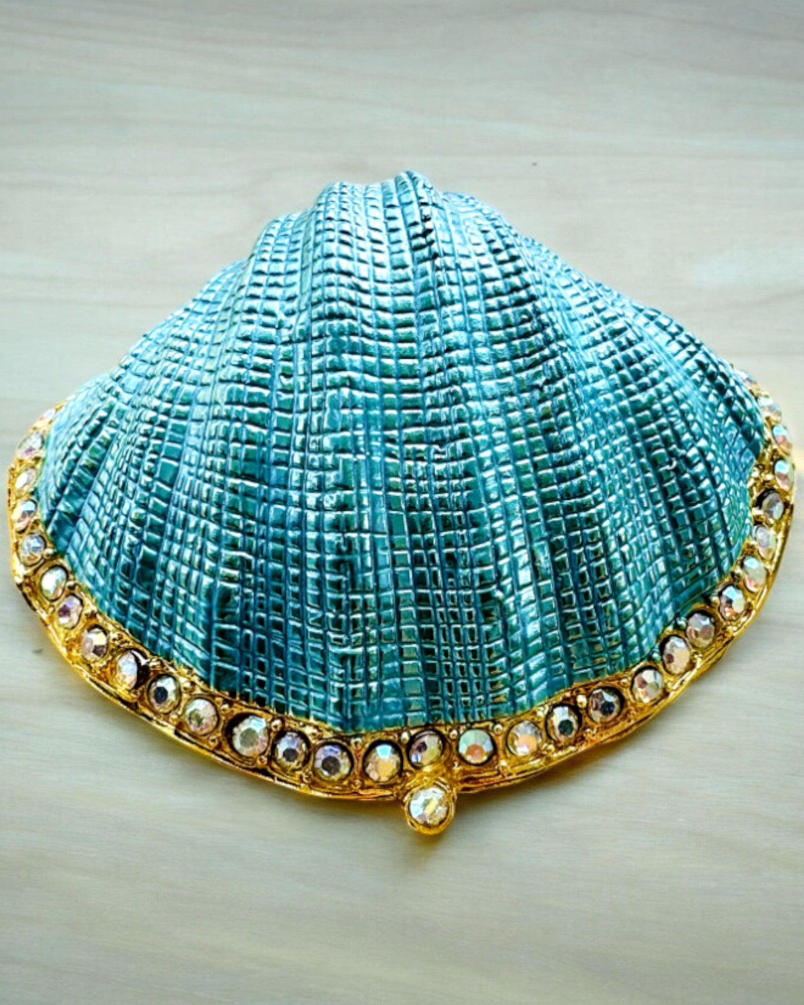 Schatzkammer der Erinnerungen Muschel - Schmuckversteck mit Personalisierung durch Gravur, Geschenk