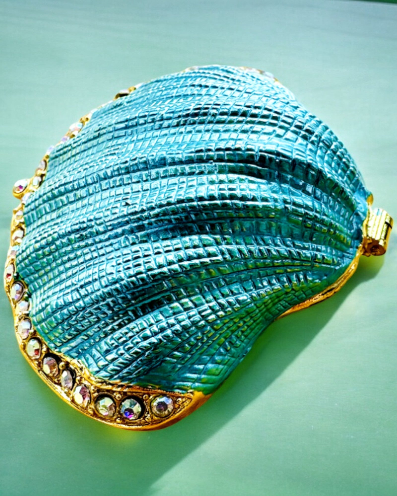 Schatzkammer der Erinnerungen Muschel - Schmuckversteck mit Personalisierung durch Gravur, Geschenk